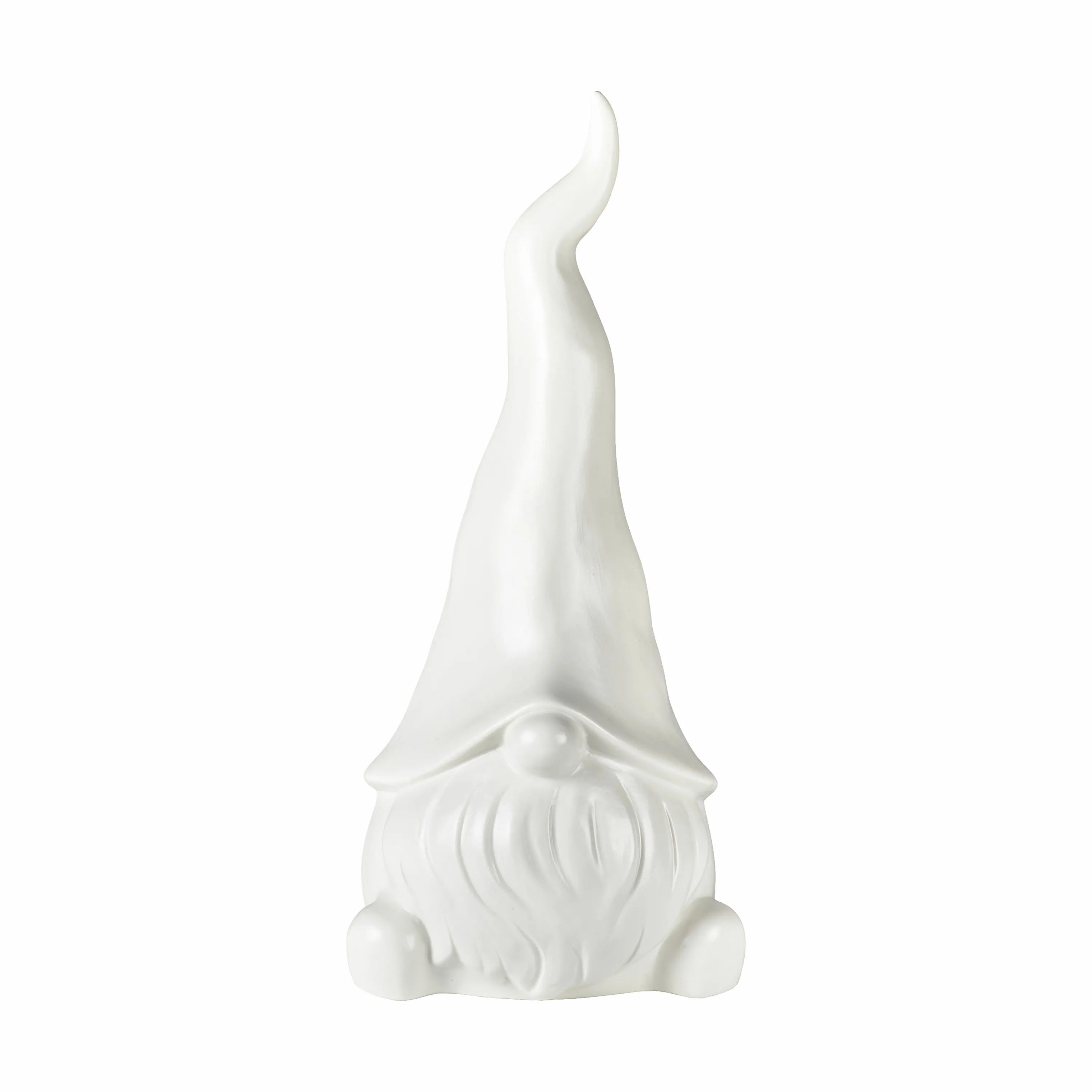 Casa Christmas Lysdekoration Christmas Nordic Nisse m. LED-lys i Hvid, 1