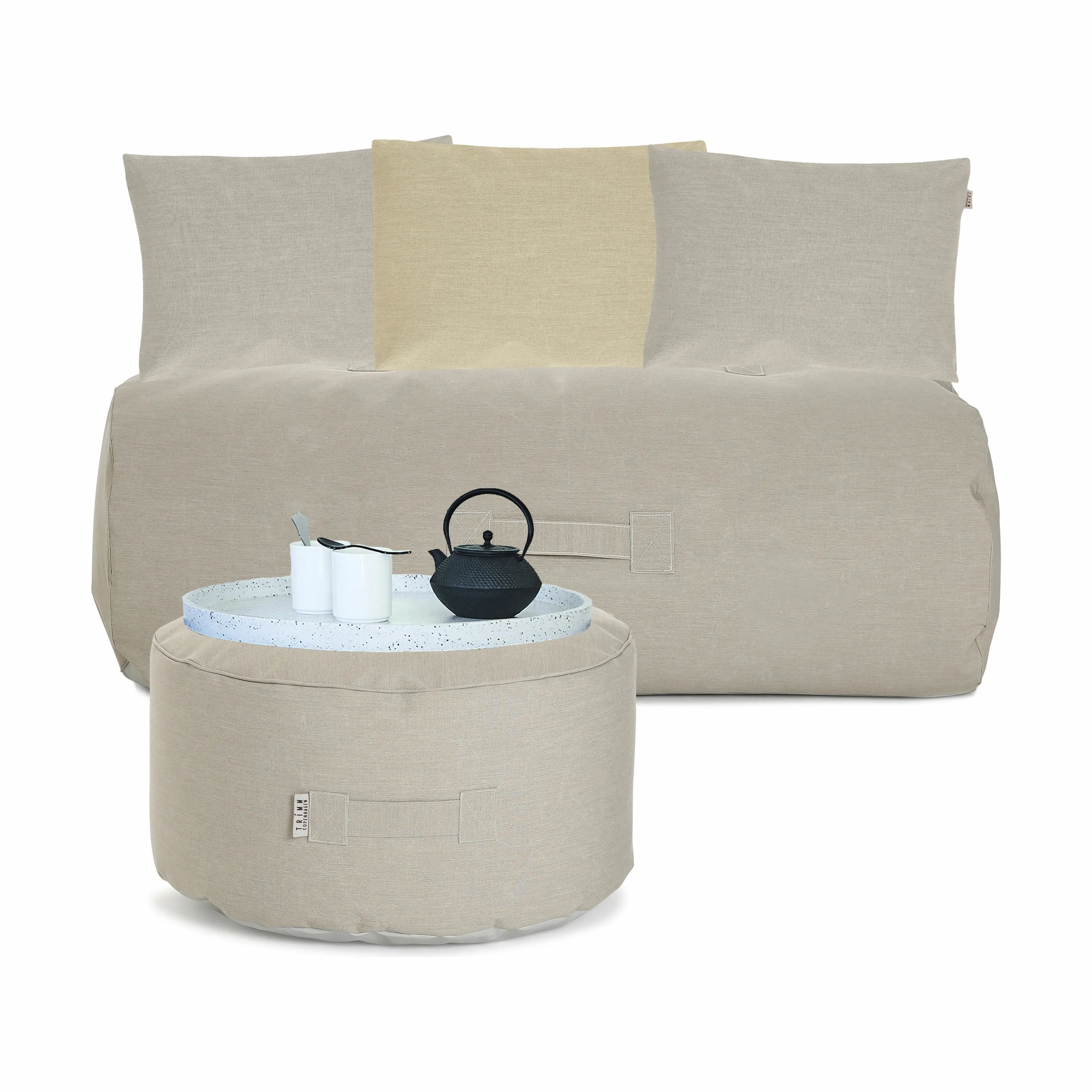 TRIMM Copenhagen Loungesæt Cozy Loungesæt i Beige, 1