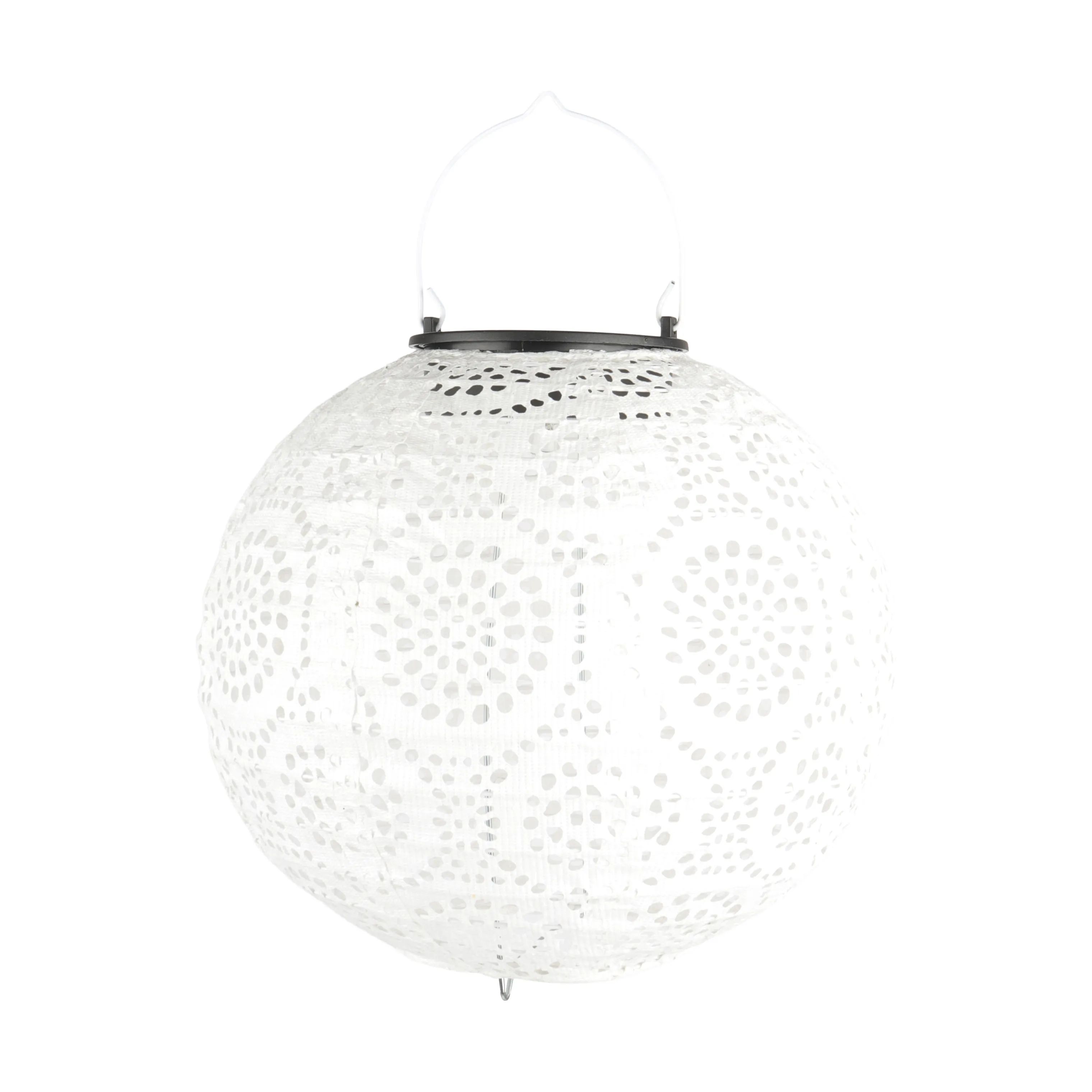 CASA Living Lanterner Solar Lanterne - Kugle i Hvid, 20 cm, 1