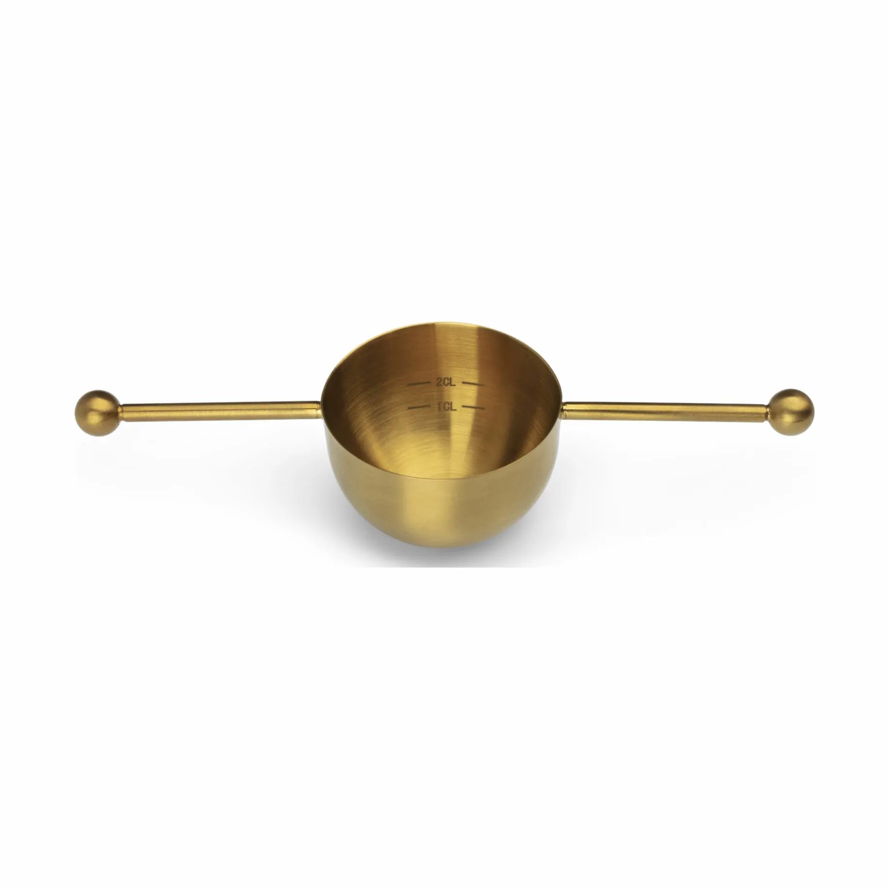 Mixology by CASA Living Øvrigt bartilbehør MIXOLOGY Vippemålebæger i Mat guld, 1