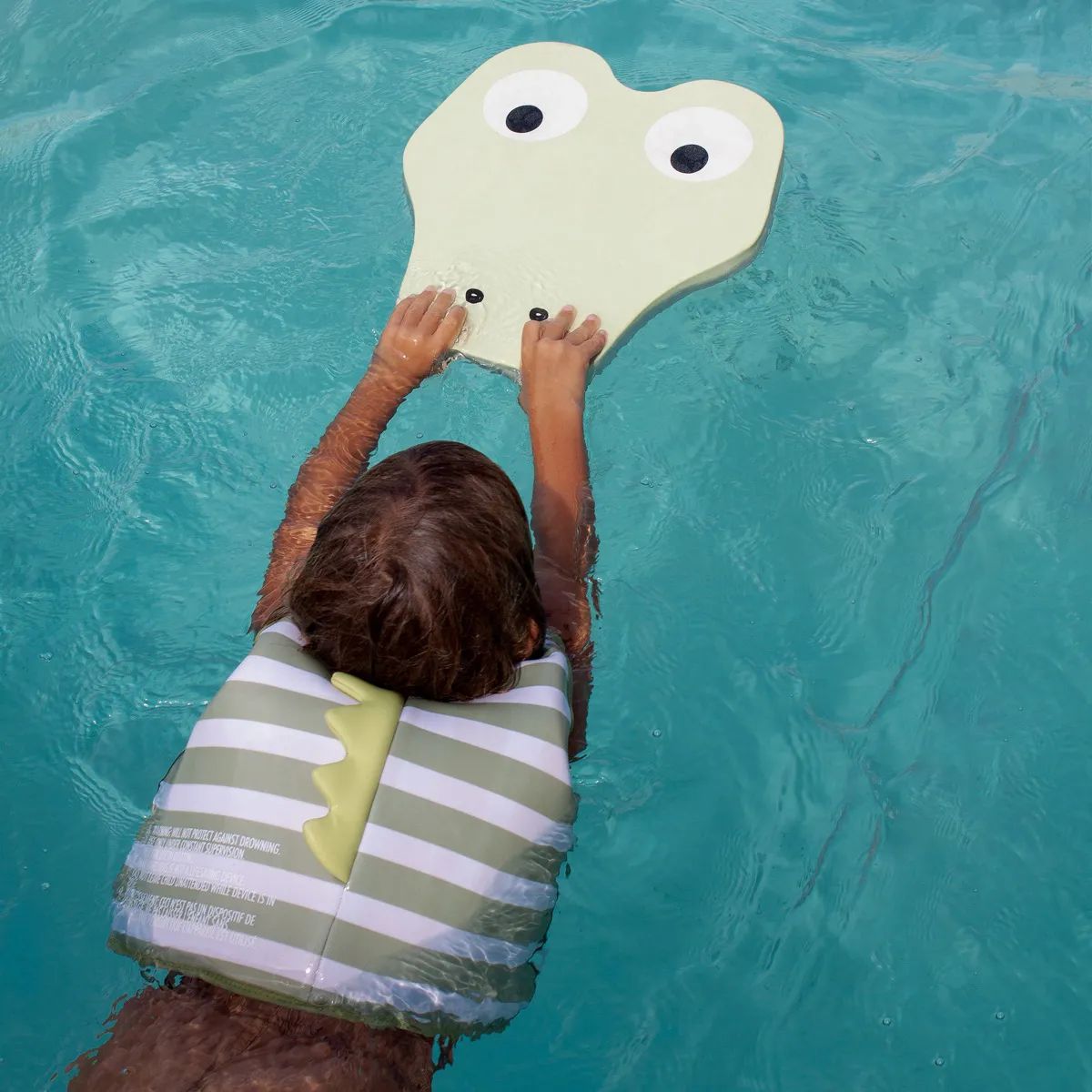 Sunnylife Badeudstyr Svømmevest - The Wild i Grøn, 3-6 år, 3