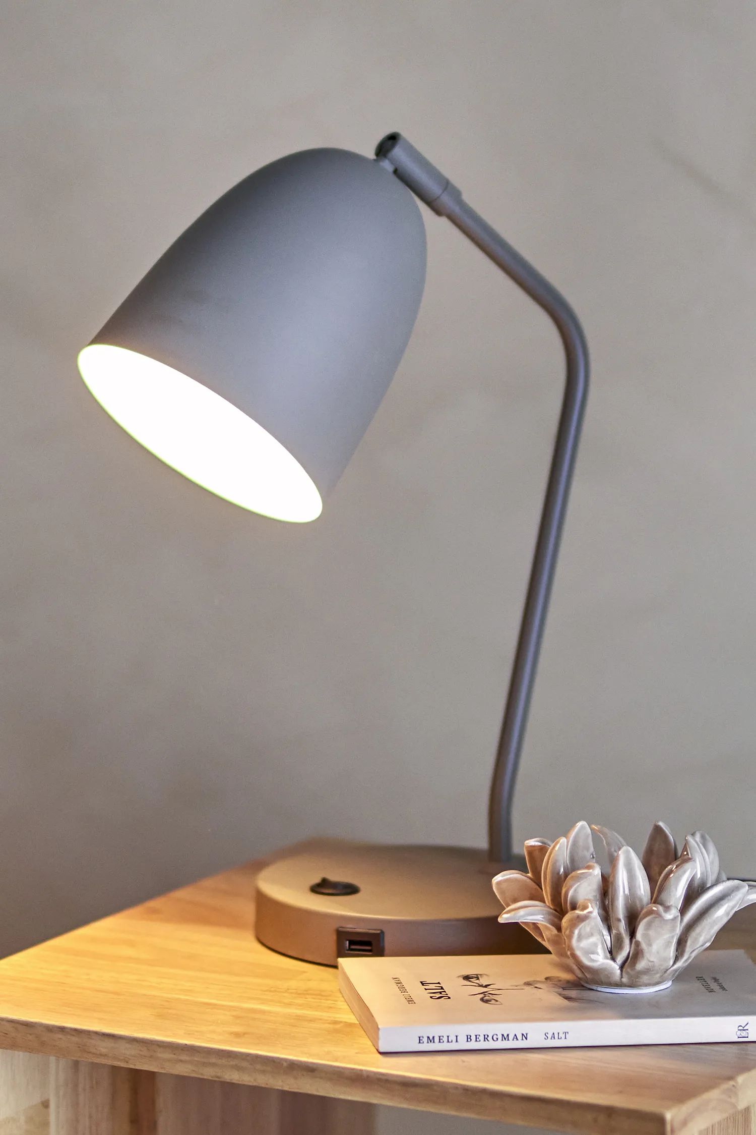 Bloomingville Bordlamper Lemar Bordlampe i Grå, 2