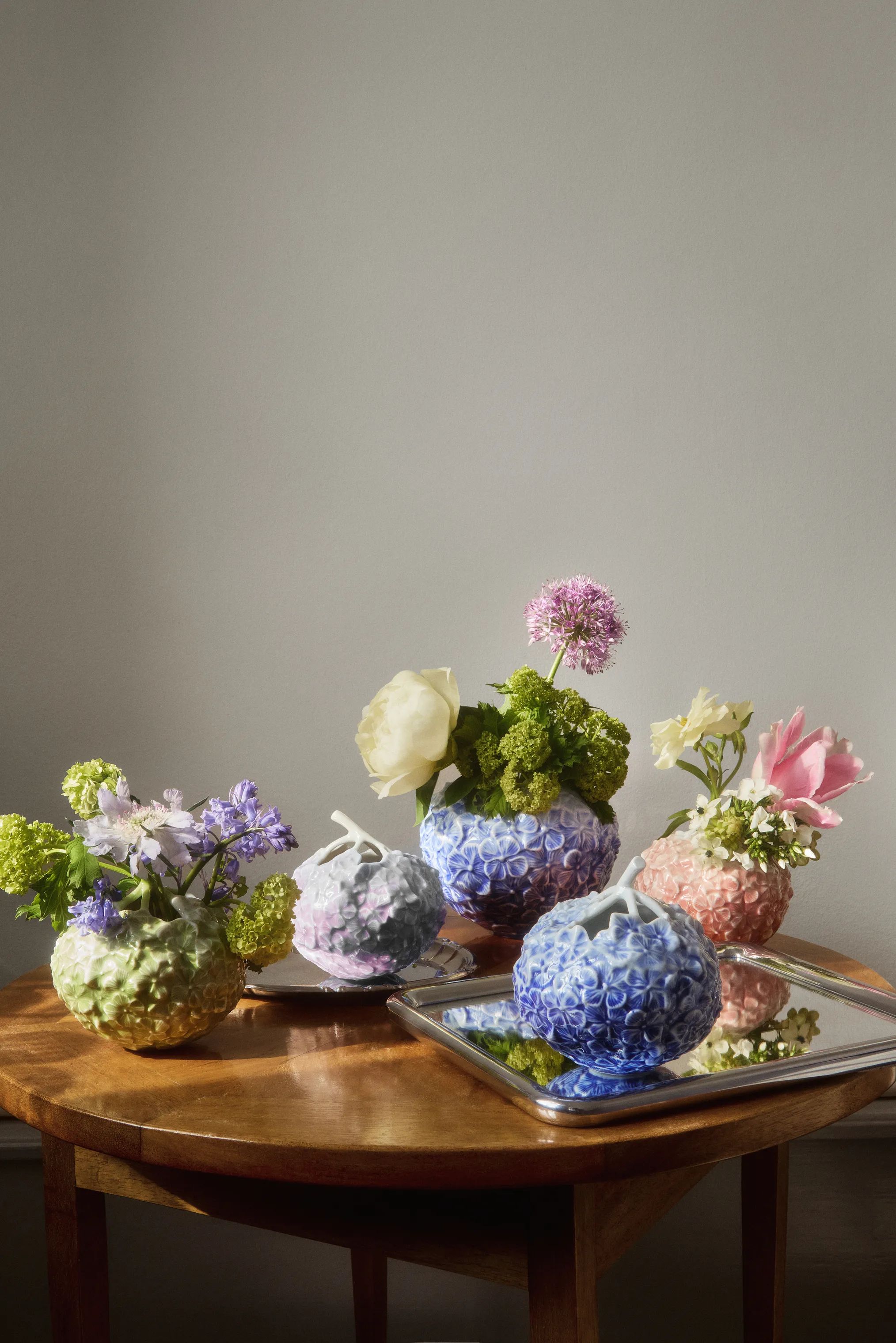 Royal Copenhagen Vaser Art of Giving Flowers Hortensia Vase i Lilla, 10 cm, 2