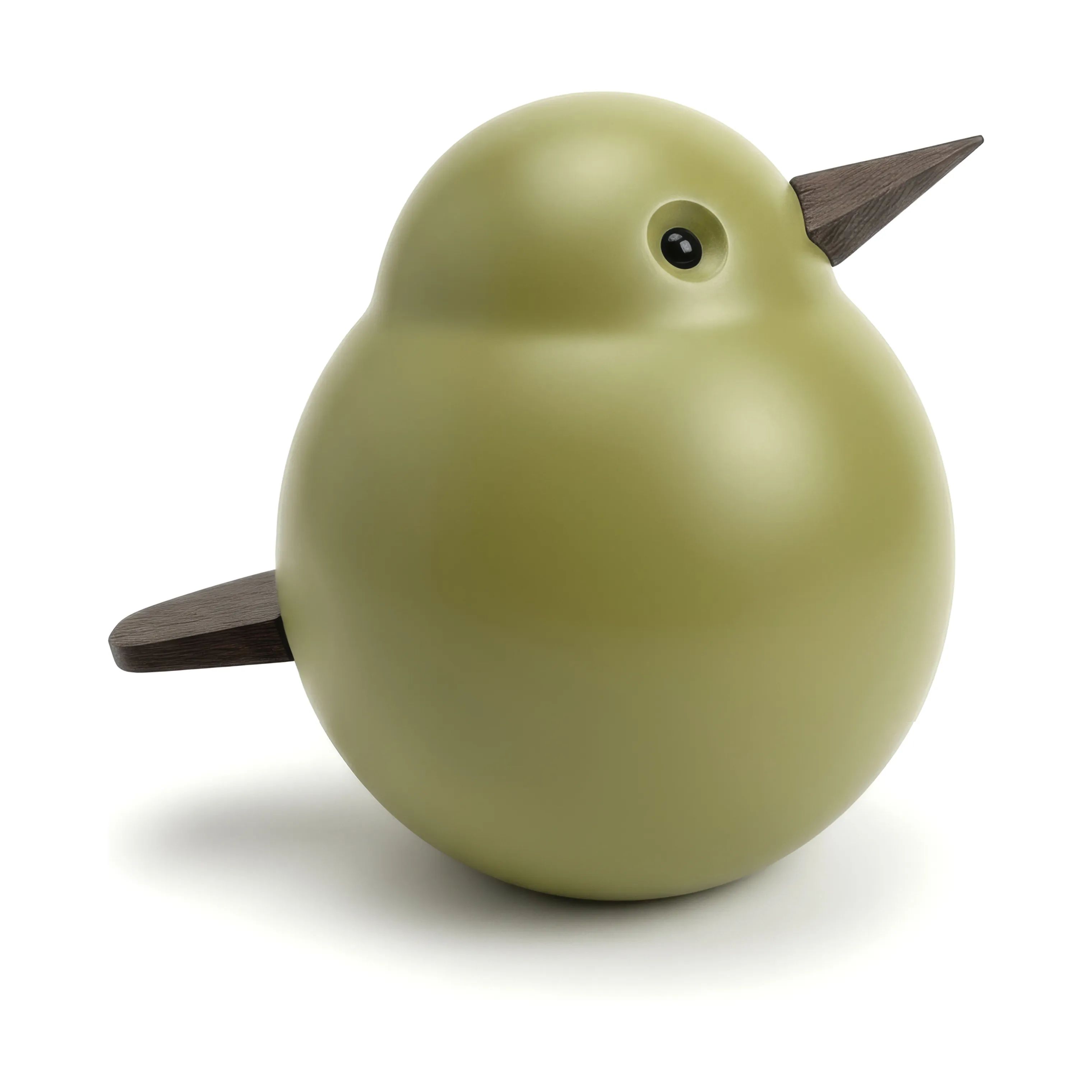 Novoform Dyrefigurer Figur - Spurvemor i Moss Green, 8 cm, 1