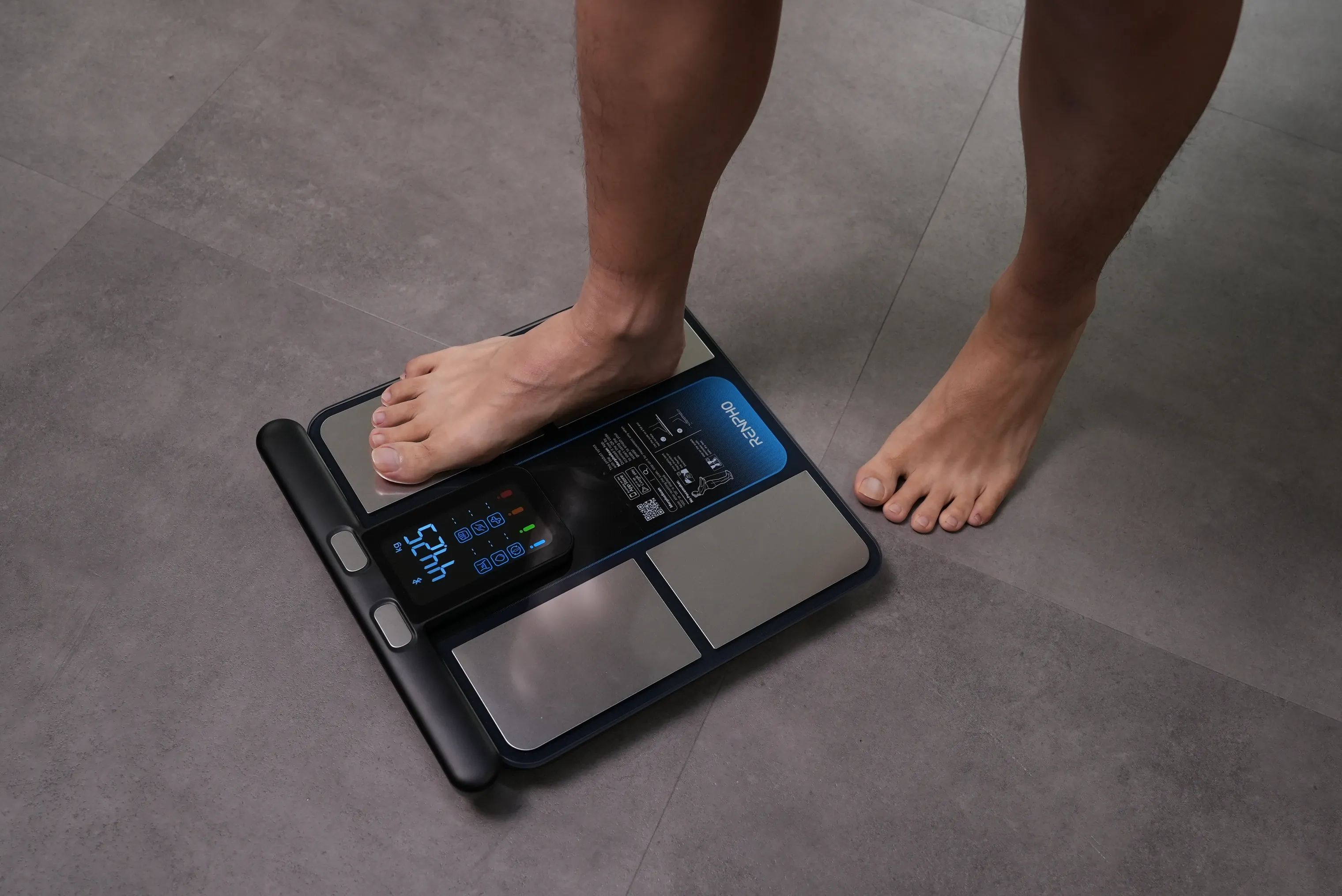 Renpho Badevægte Personvægt - MorphoScan smart i sort, 3