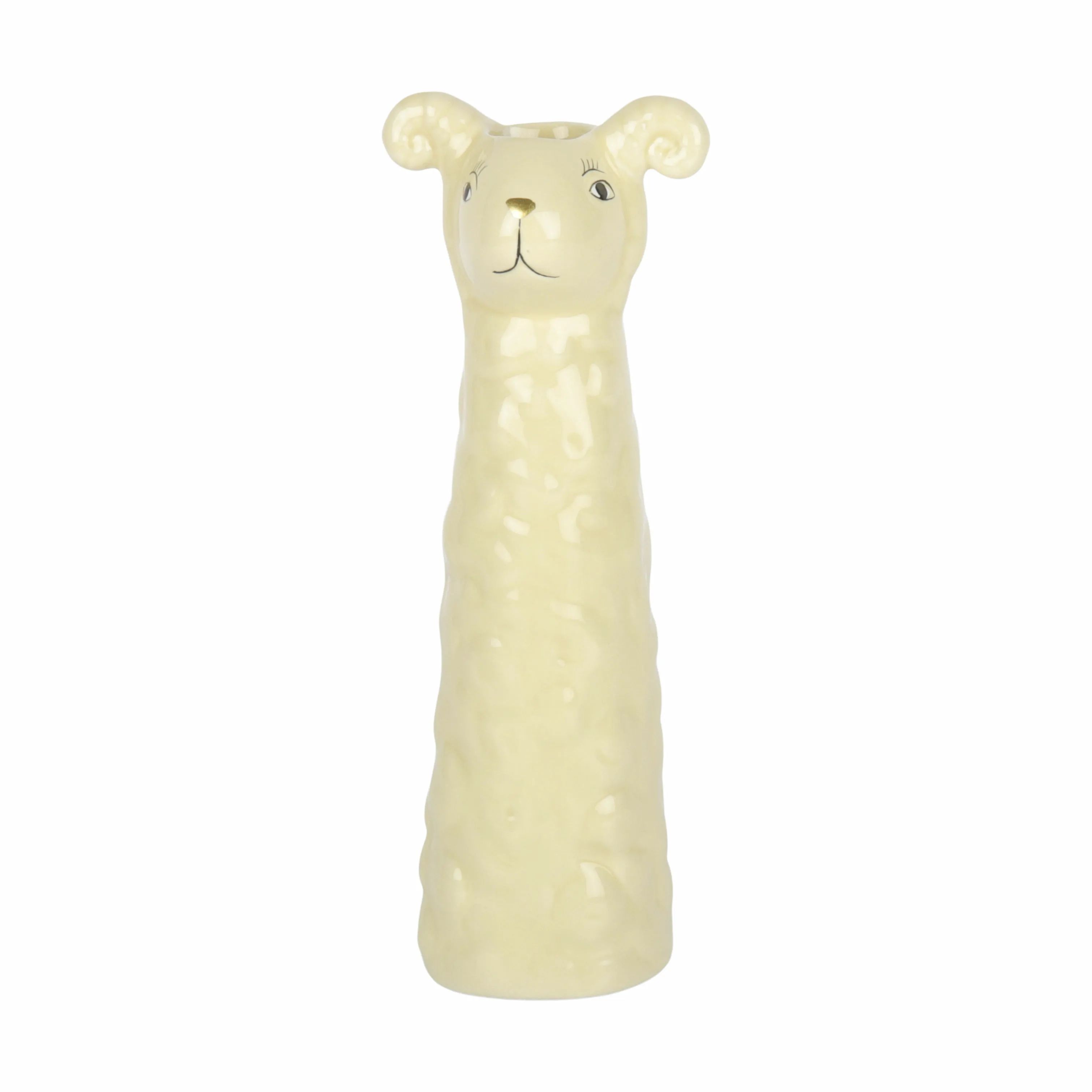 Speedtsberg Vaser Vase - Får i Gul, 18 cm, 1