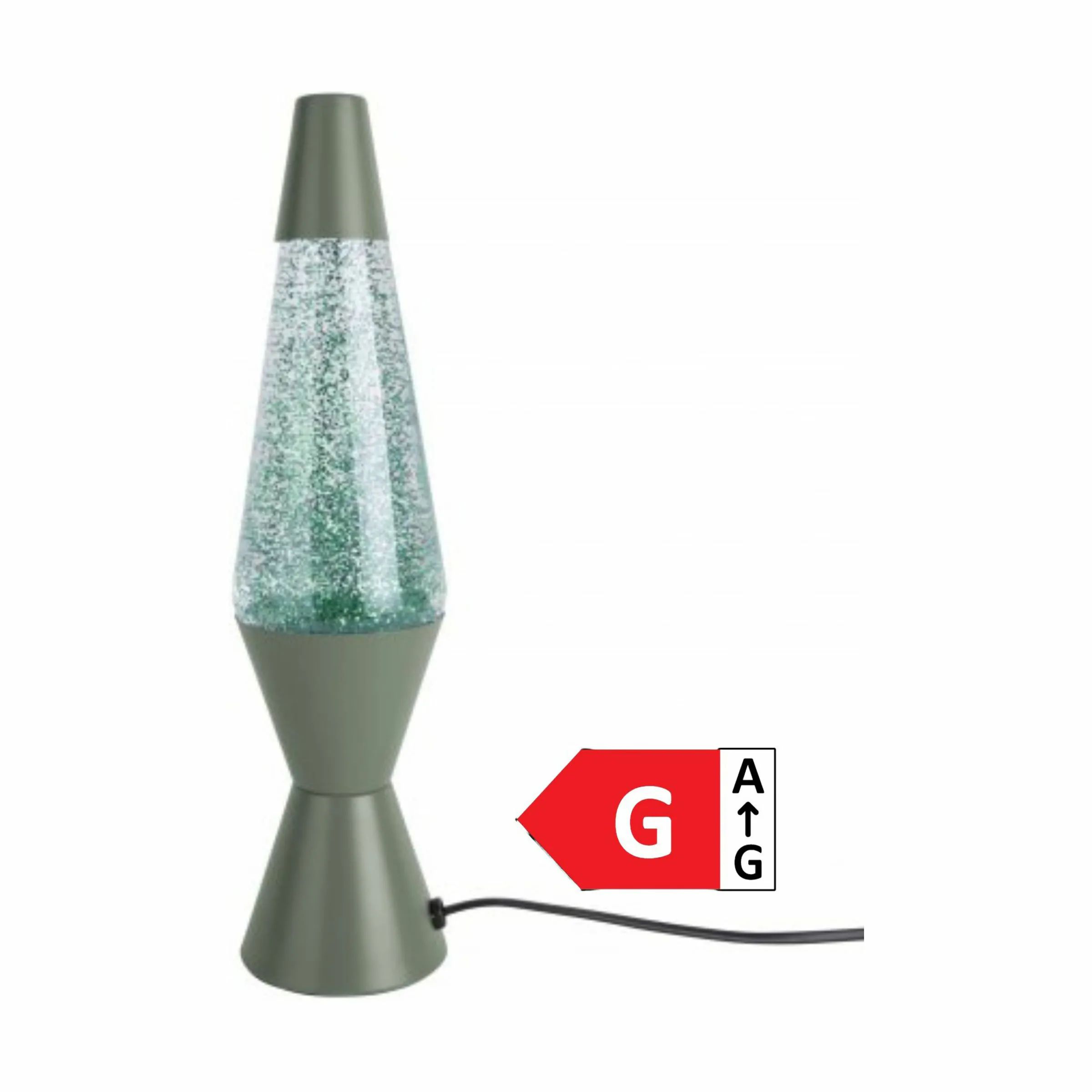 Leitmotiv Bordlamper Glitter Bordlampe i Grøn/grøn glimmer, 1