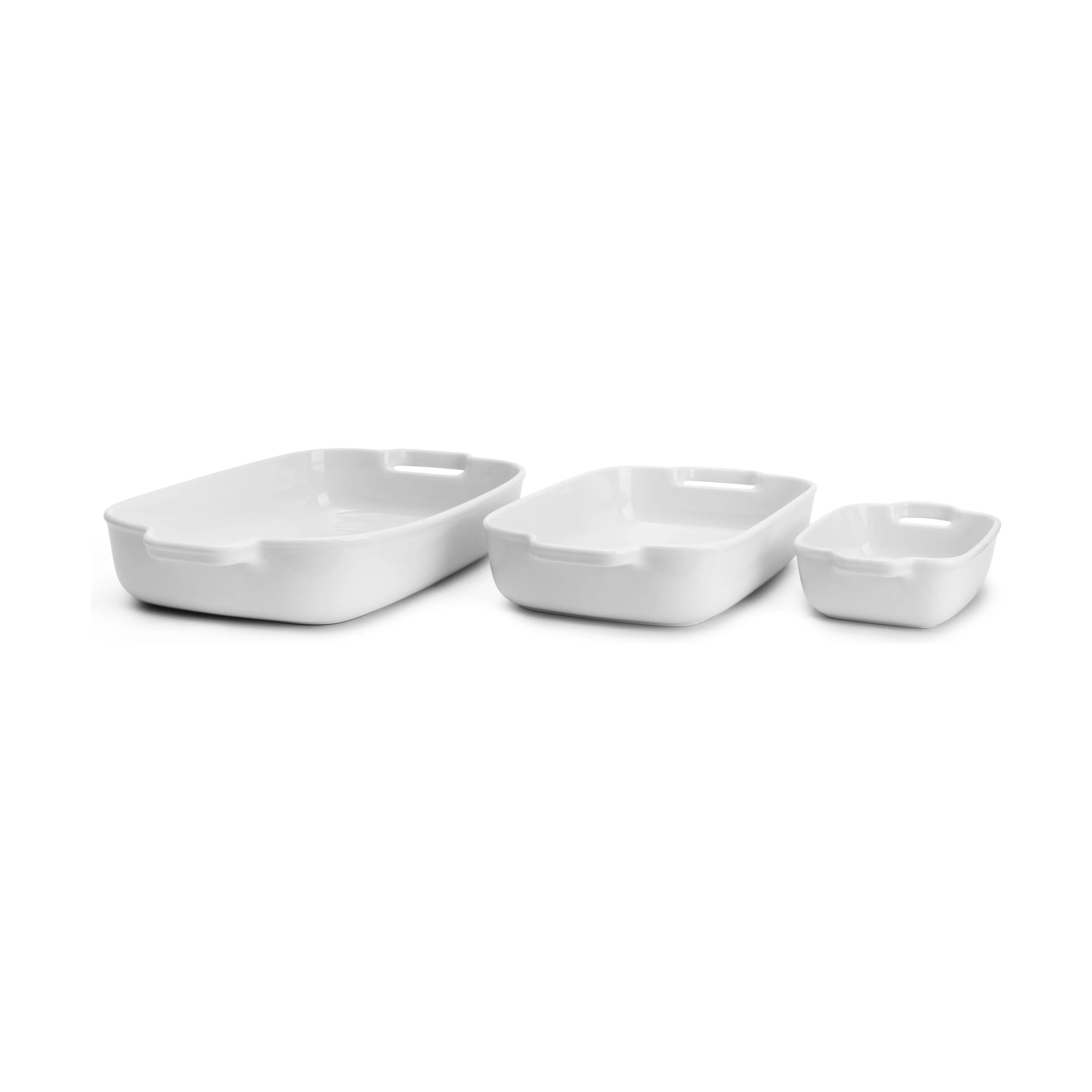 Cook & Baker Ovnfaste fade Ovnfaste fade - 3 stk. i Hvid, 4