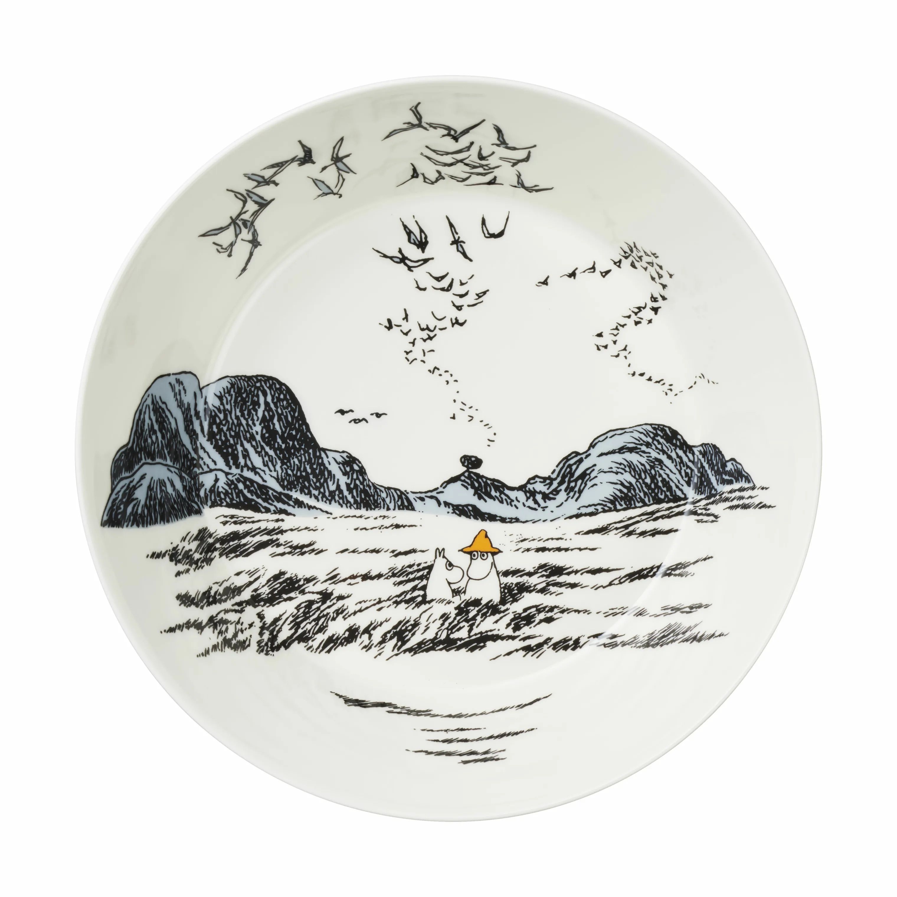 Moomin Arabia Serveringsskåle Kærester Tro mod sin oprindelse Skål i Hvid, 3