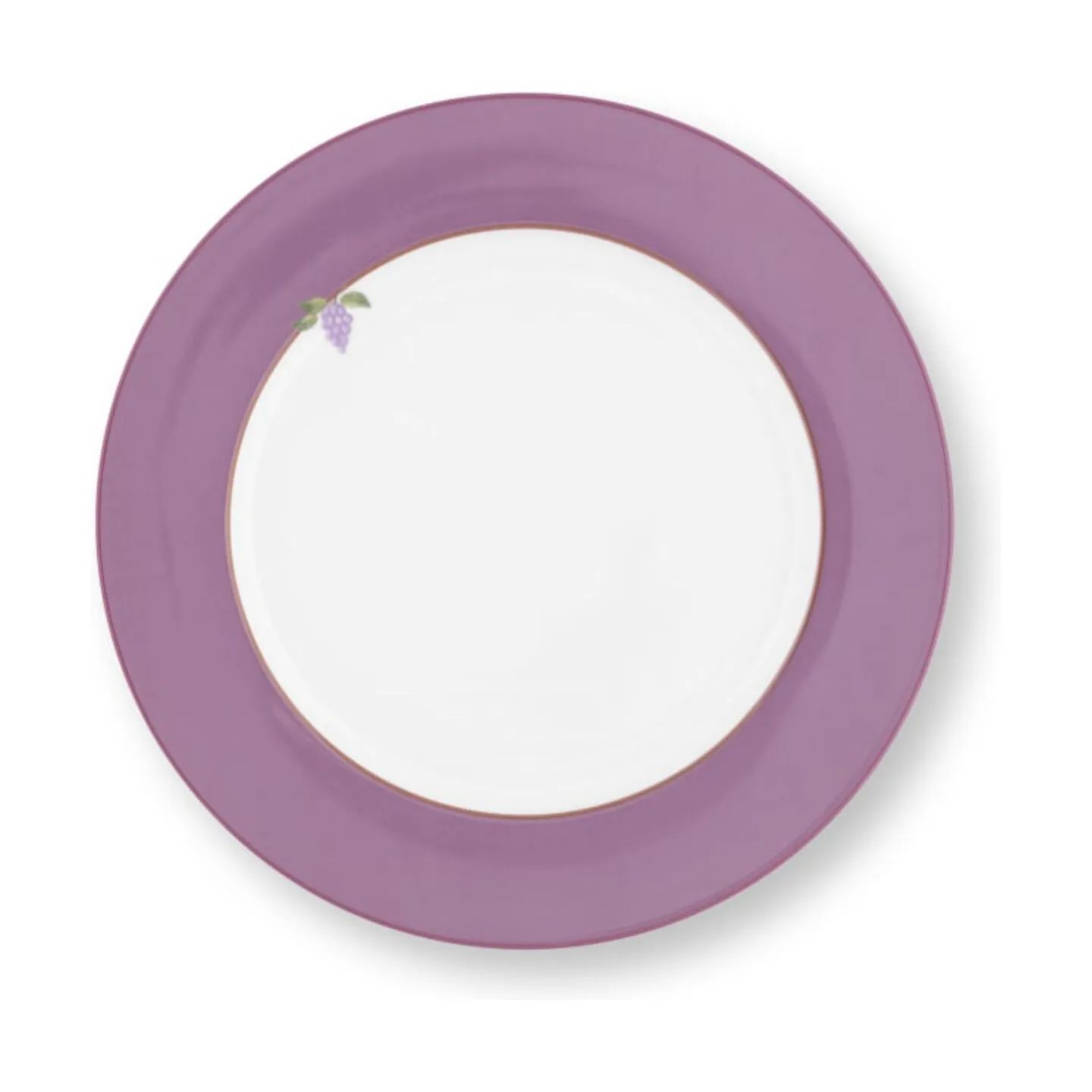 PIP Studio Middagstallerkener Lily & Lotus Tallerken i Lilla, 26,5 cm, 1