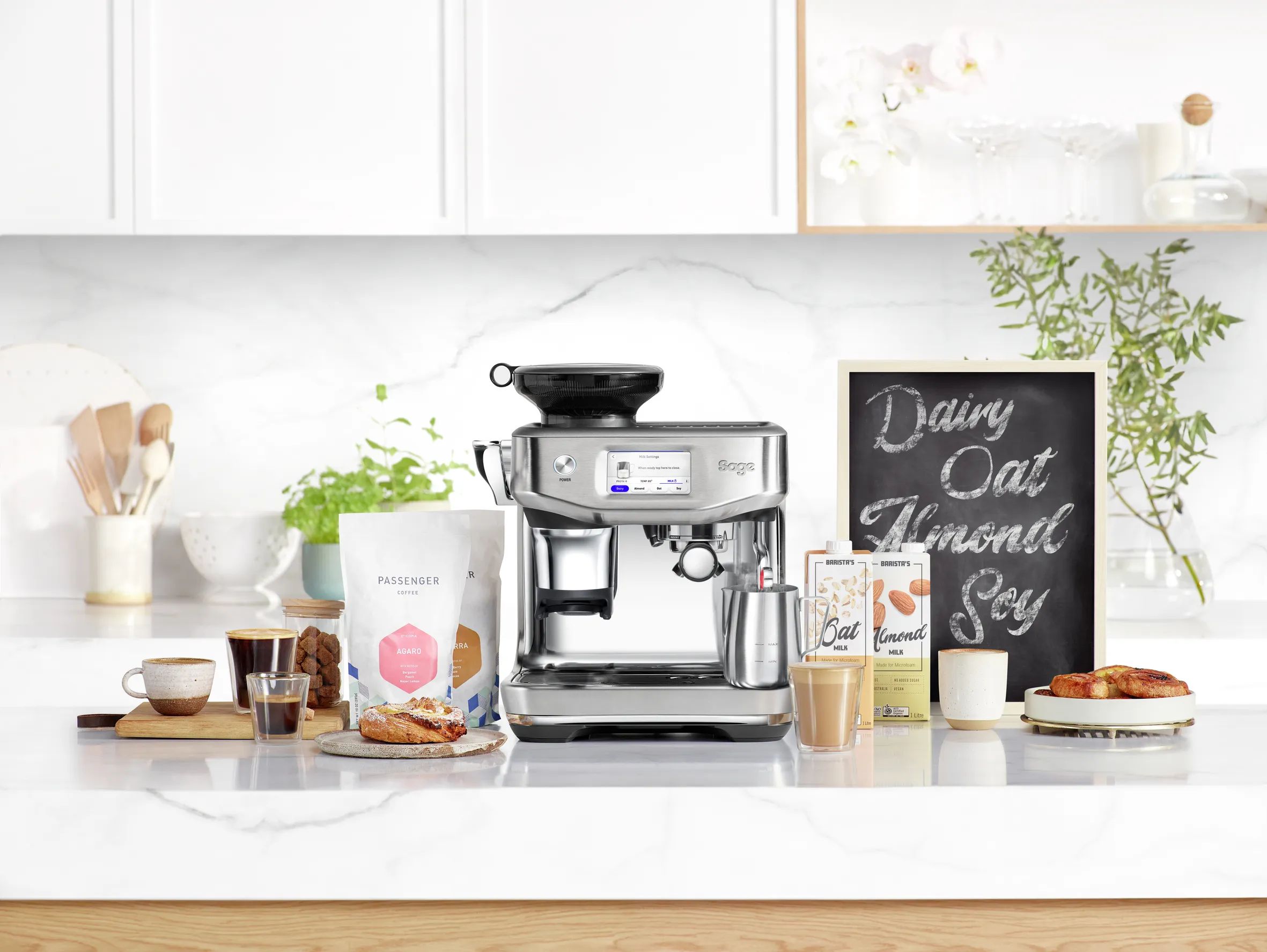 Sage Espressomaskiner Barista Touch Impress Espressomaskine i Mørkegrå, 2
