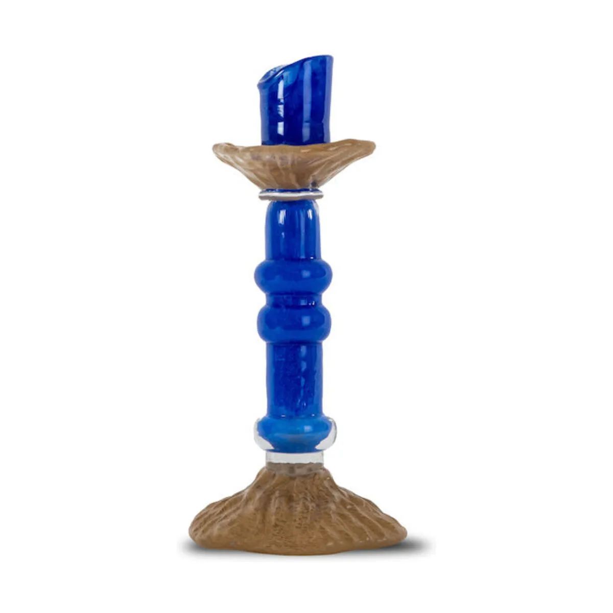 ByOn Kronelysestage Lara Lysestage i Blue, 26 cm, 1