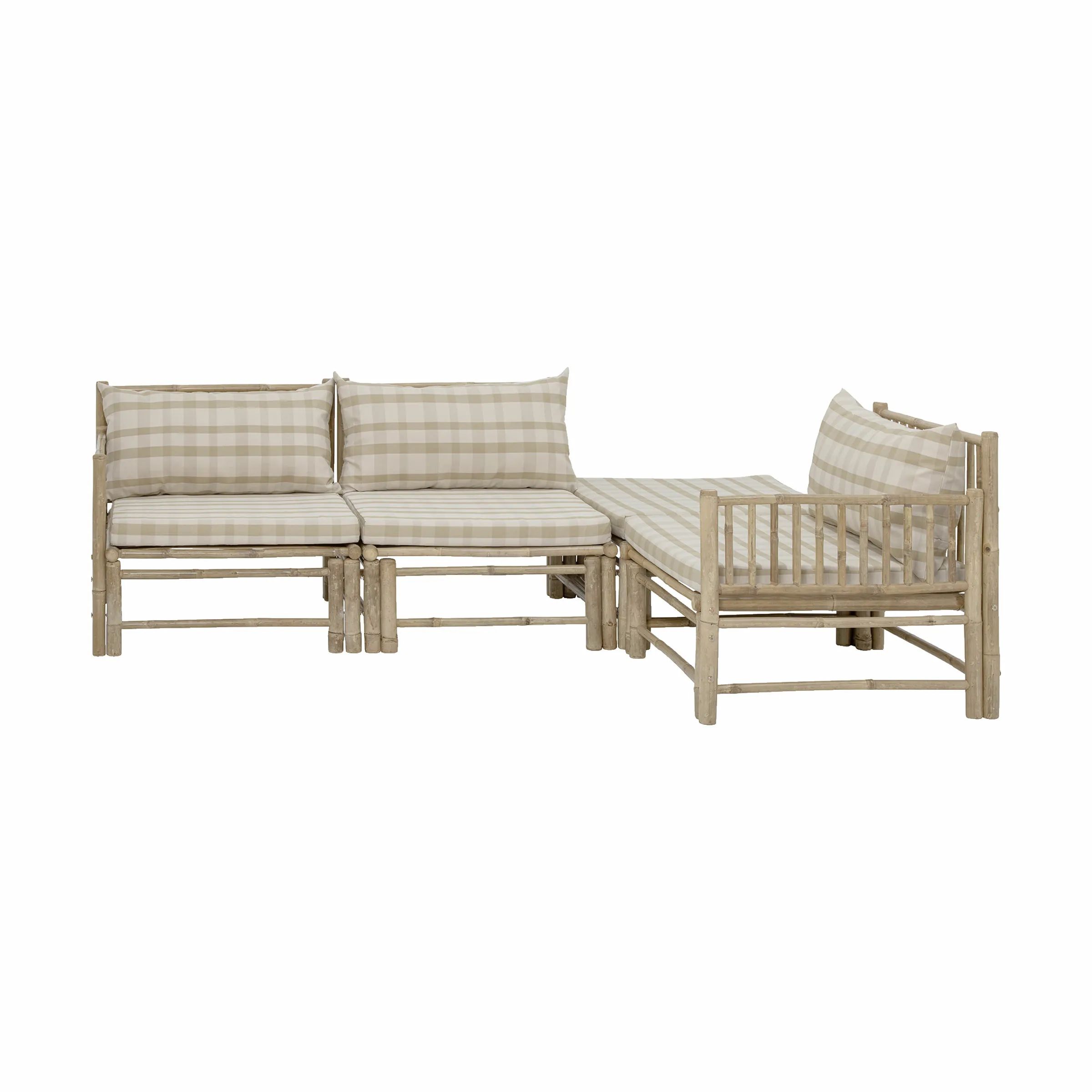 Bloomingville Havesofaer Korfu Modul Havesofa - Højre Hjørne i Natur, Højre hjørne, 7