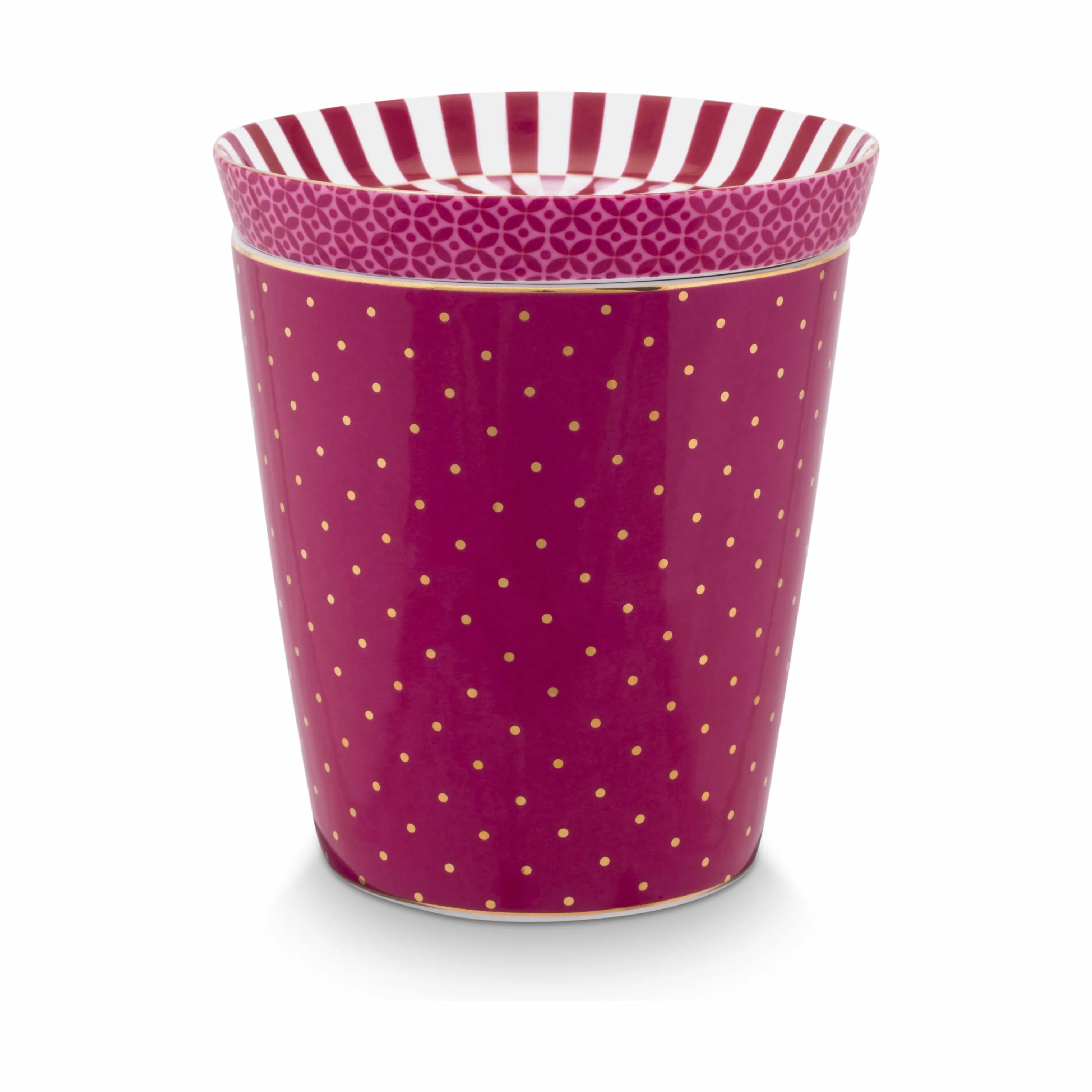 PIP Studio Krus og kopper uden hank Dot delight Royal Krus m. skål - 2 dele i Dots & Tea Tip lyserød, 1