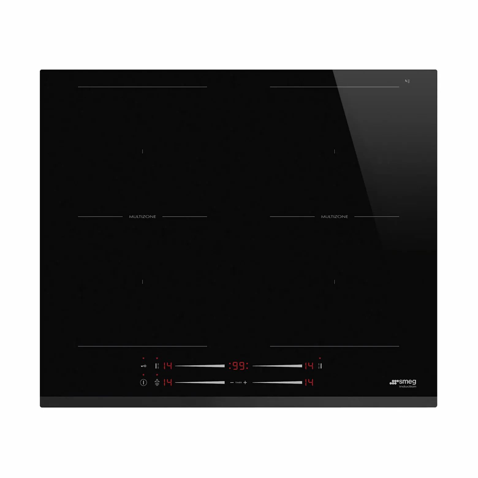 Smeg Kogeplader Linea Induktionsplade i Sort, 1