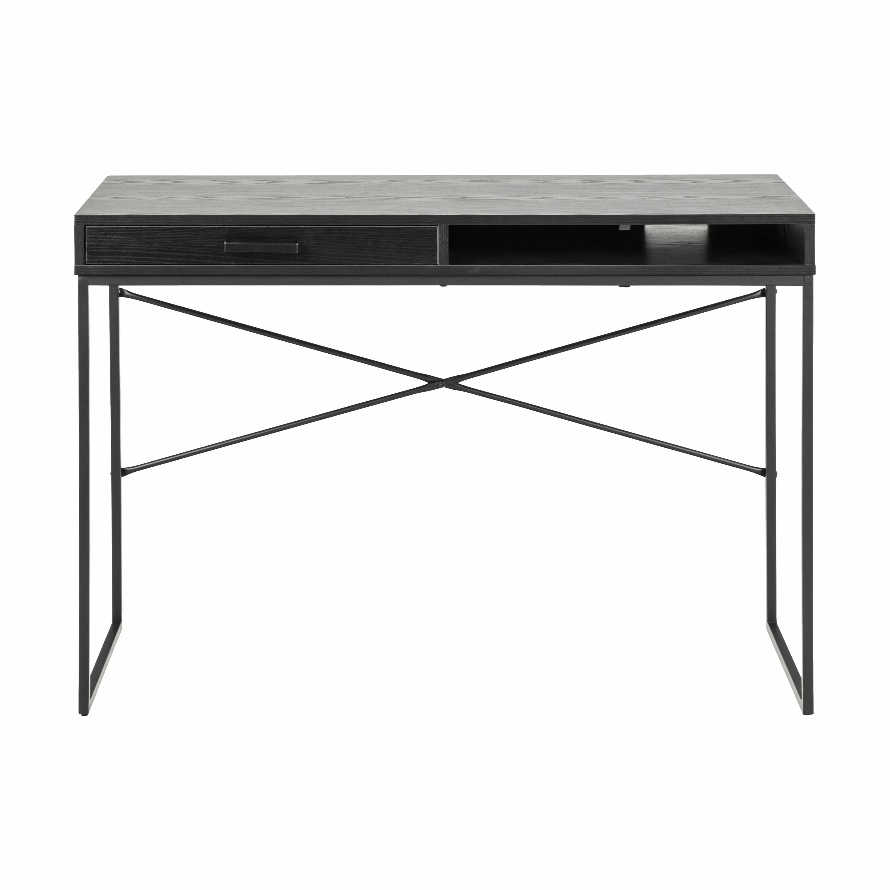 CASA Living Skriveborde Seaford Skrivebord i Sort ask/sort, 1