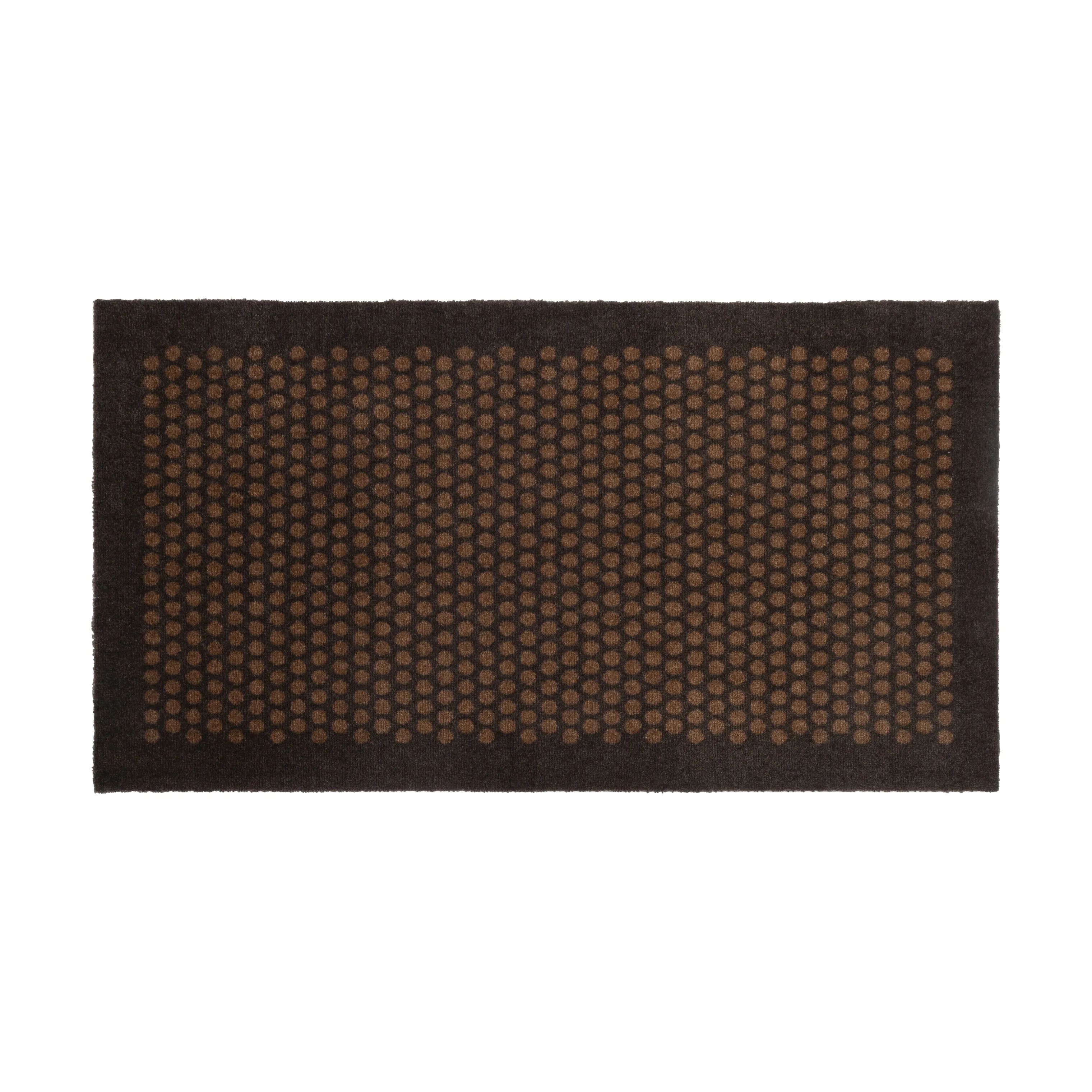 Tica Copenhagen Gulvtæpper Dot Gulvtæppe i brun/cognac, B67 x L120 cm, 1