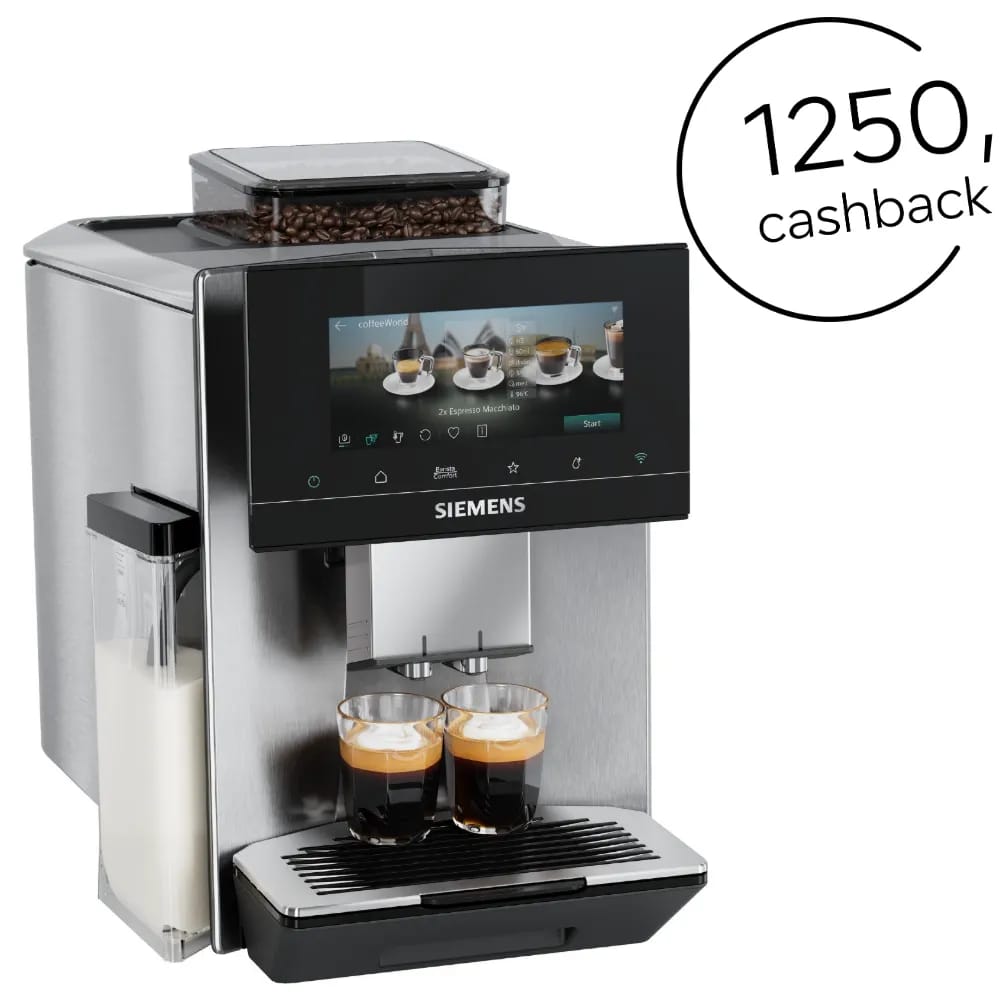 Siemens Espressomaskiner EQ900 iAroma Espressomaskine TQ927E03 i Grå, 1