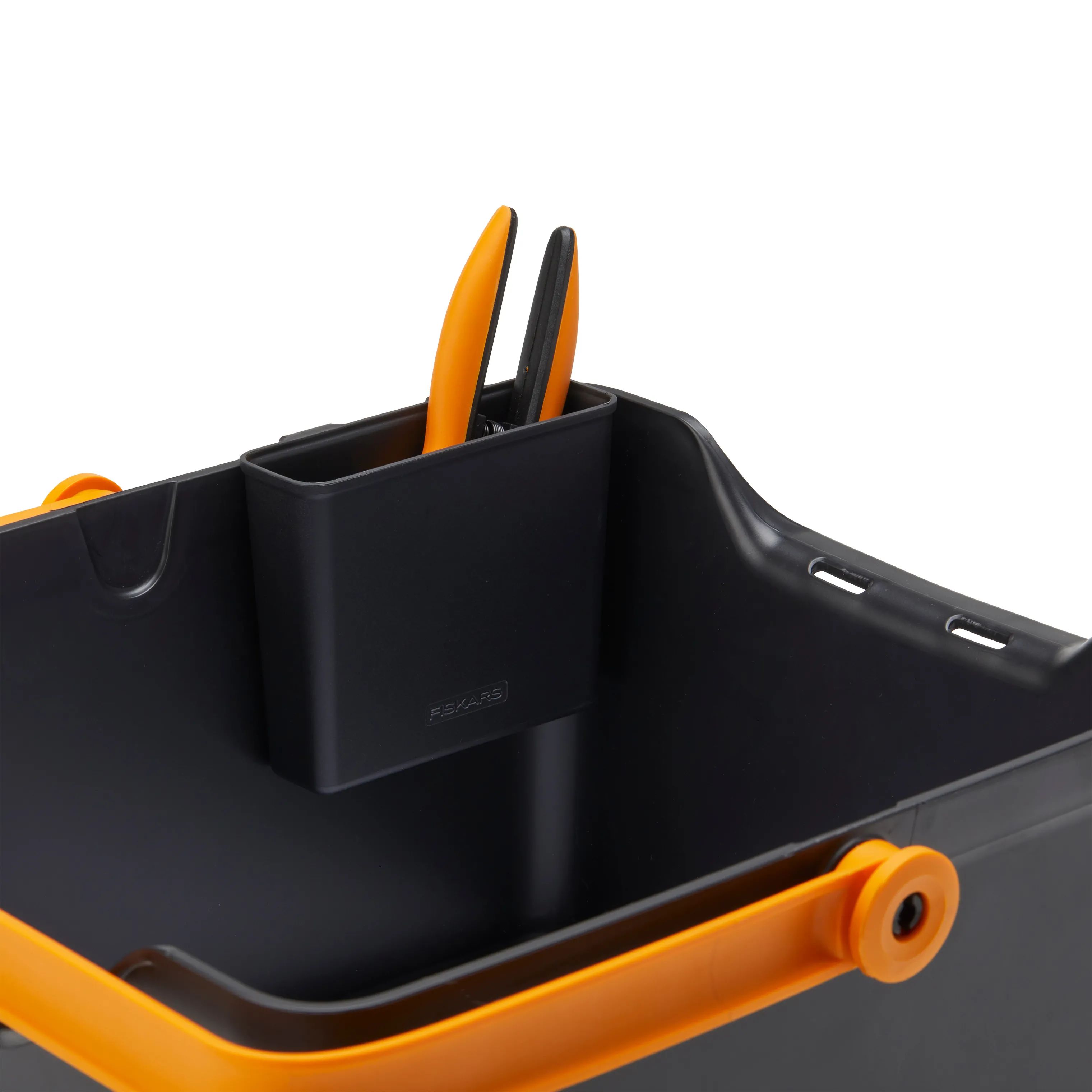 Fiskars Garden Haveredskaber Plant Care Redskabskasse i Sort/orange, 3