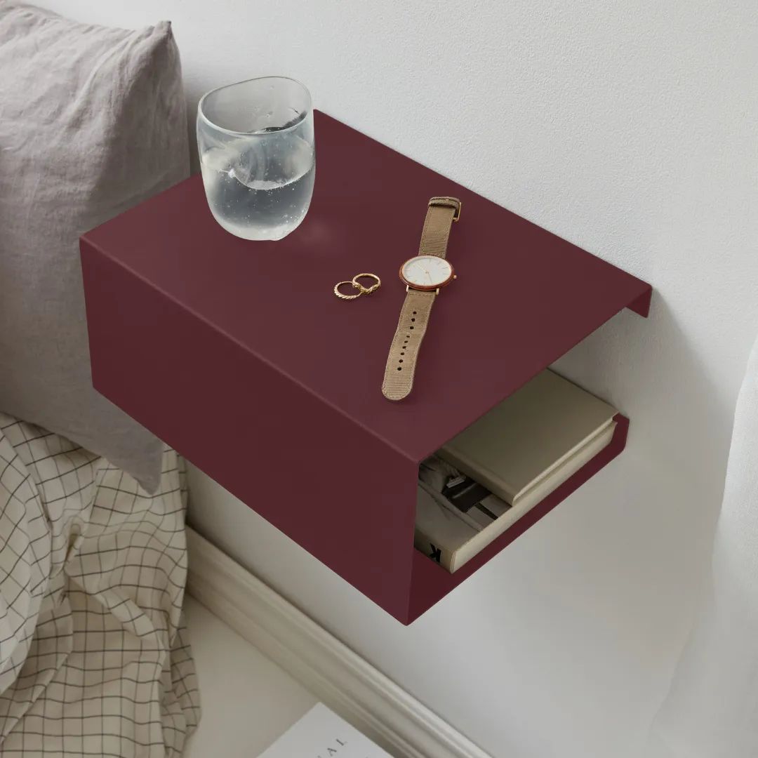 ReCollector Hylder Boxshelf Hylde i Maroon Red, 2