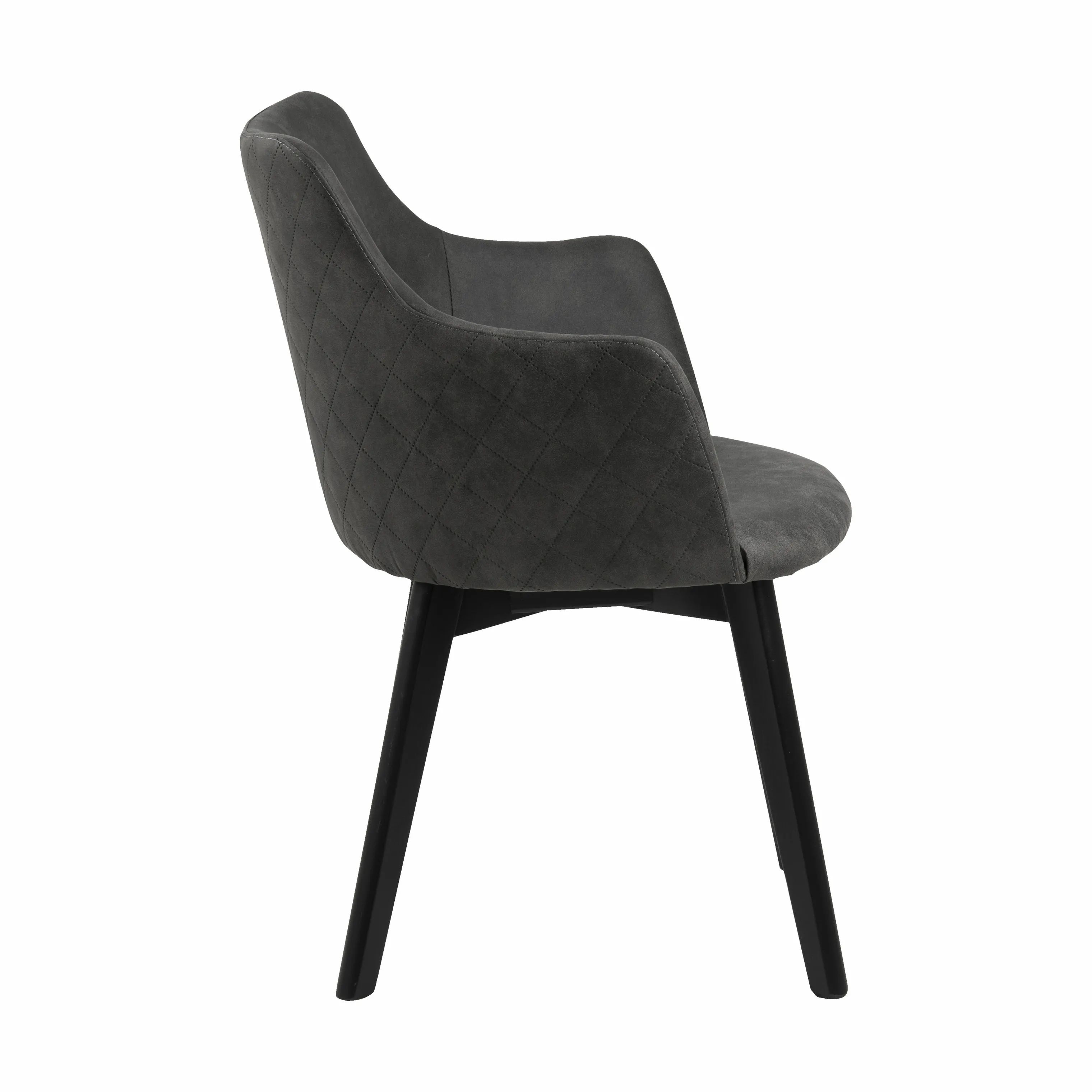 CASA Living Spisebordsstole Bella Spisebordsstol - 2 stk. i Antracit, 5