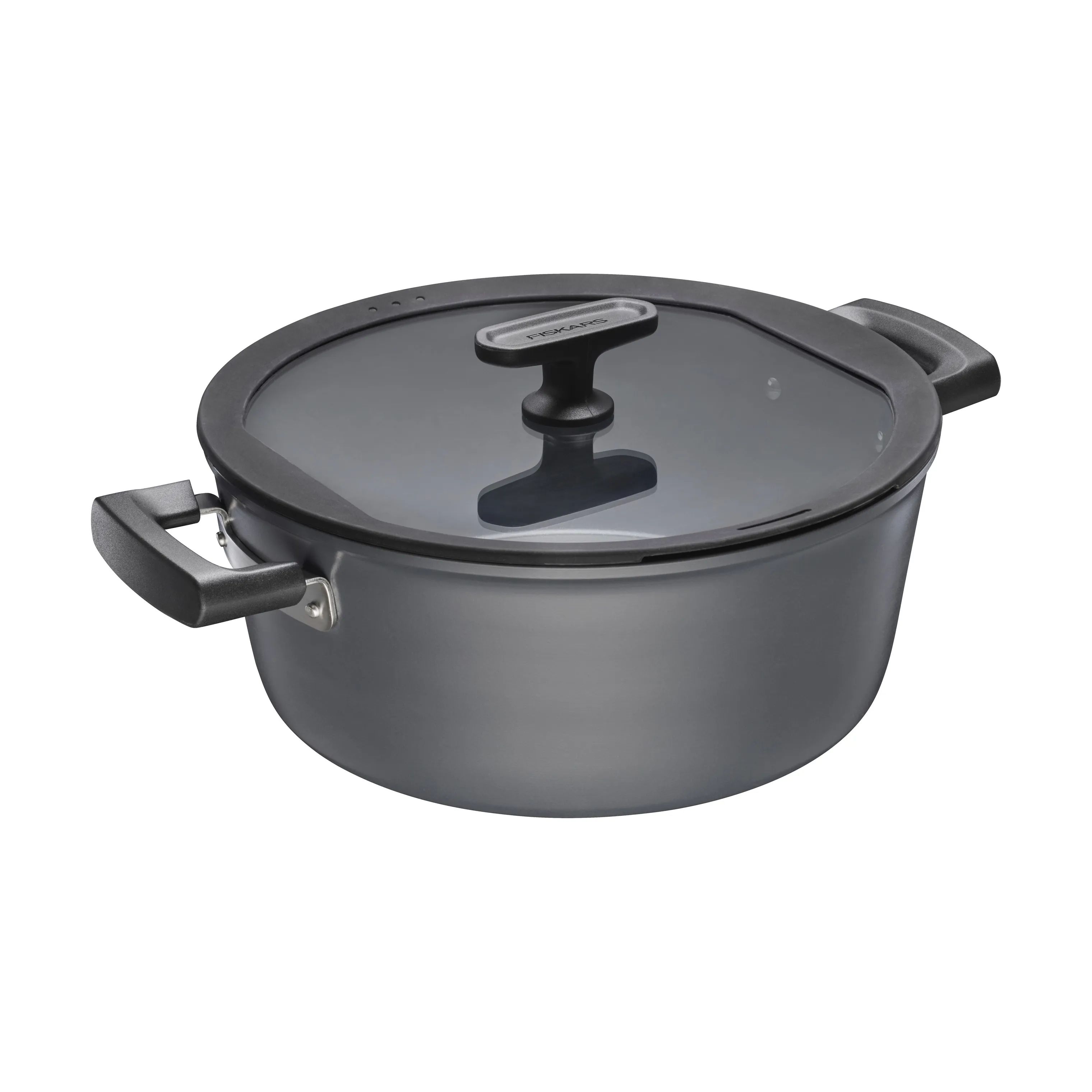 Fiskars Gryder Hard Face Rec. Hard Face Gryde i Grå , 5 L, 1