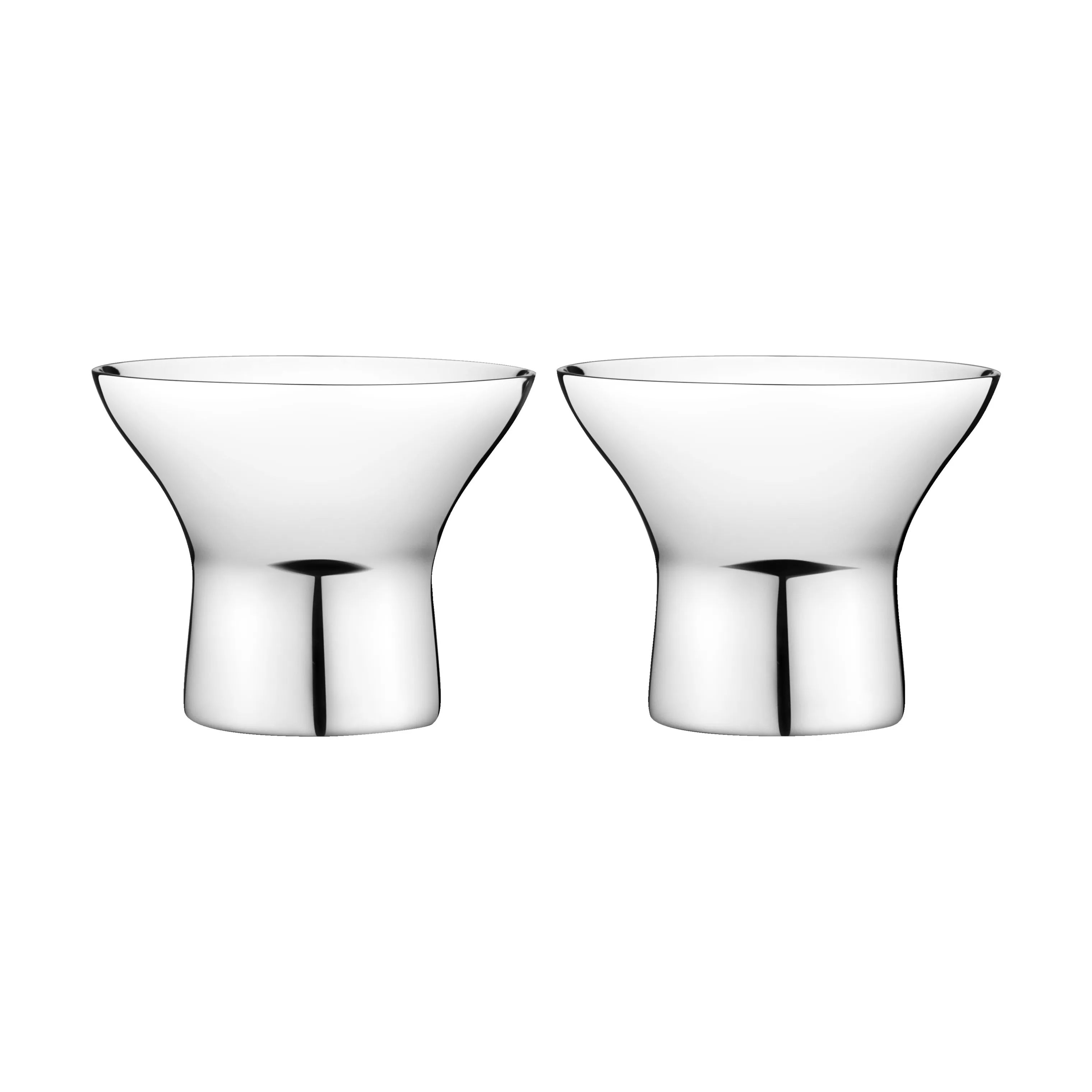 Georg Jensen Æggebægere Alfredo Æggebæger - 2 stk. i Sølvfarvet, 1