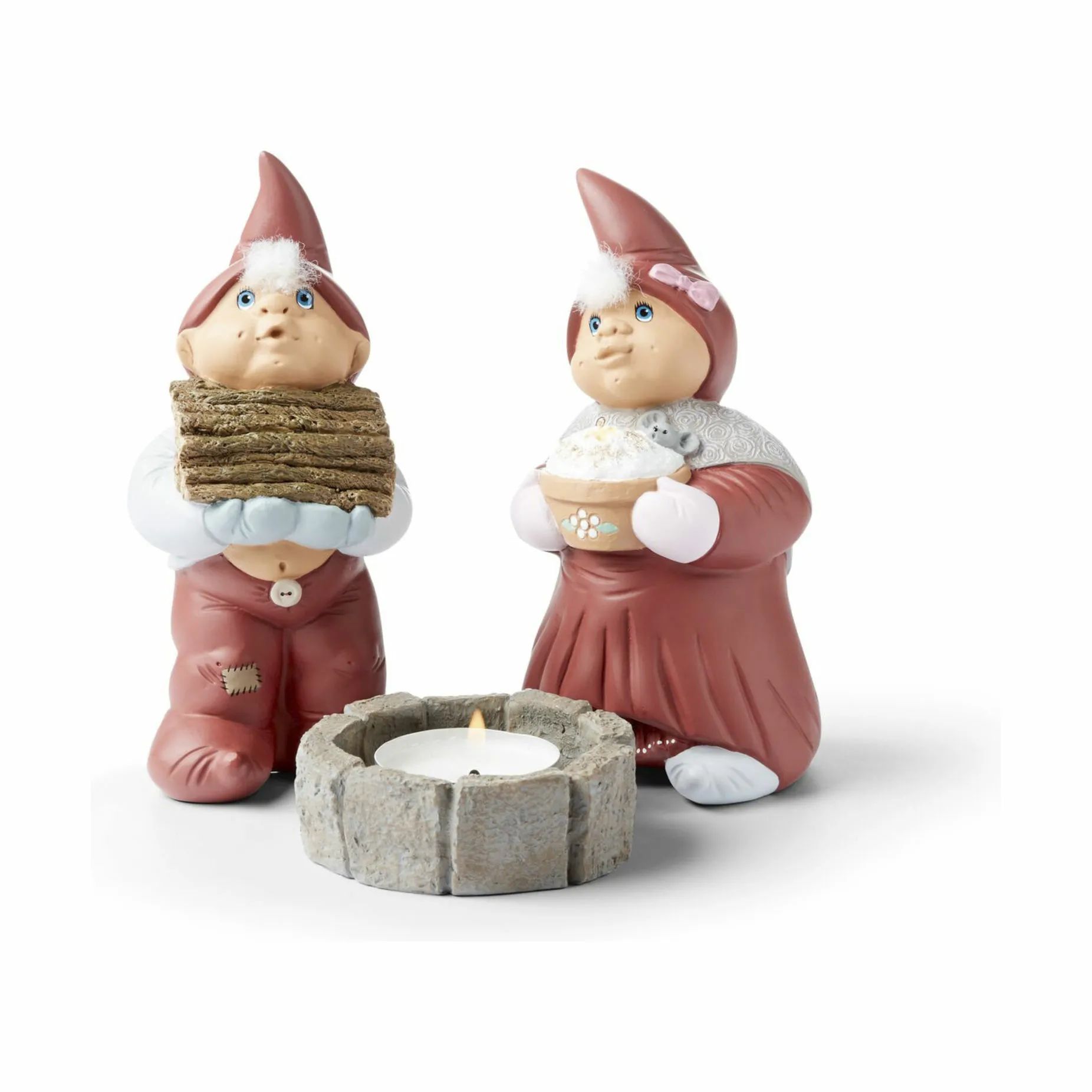 Klarborg Nisser Årsnissepar 2019 - Aske & Rosa i 13 cm, 1