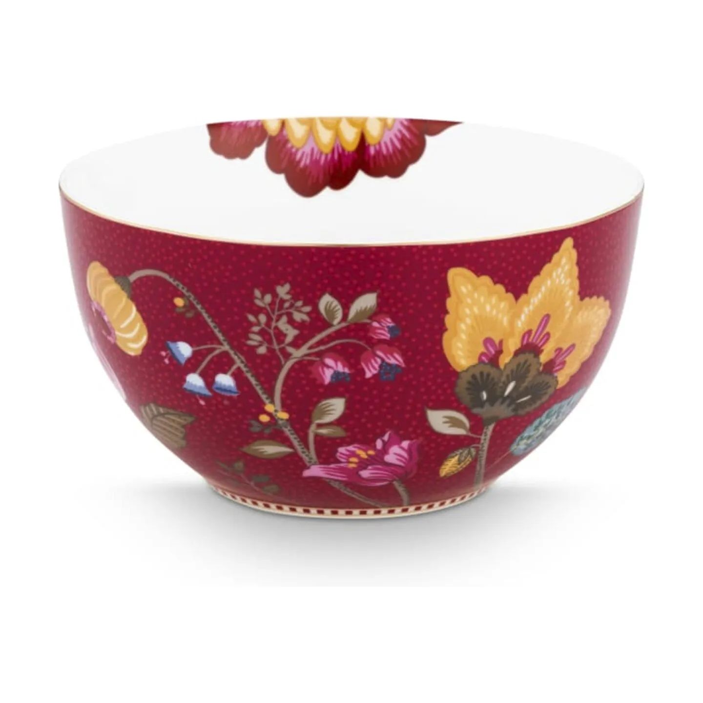 PIP Studio Serveringsskåle Blooming Tales Skål i Rød, 15 cm, 1