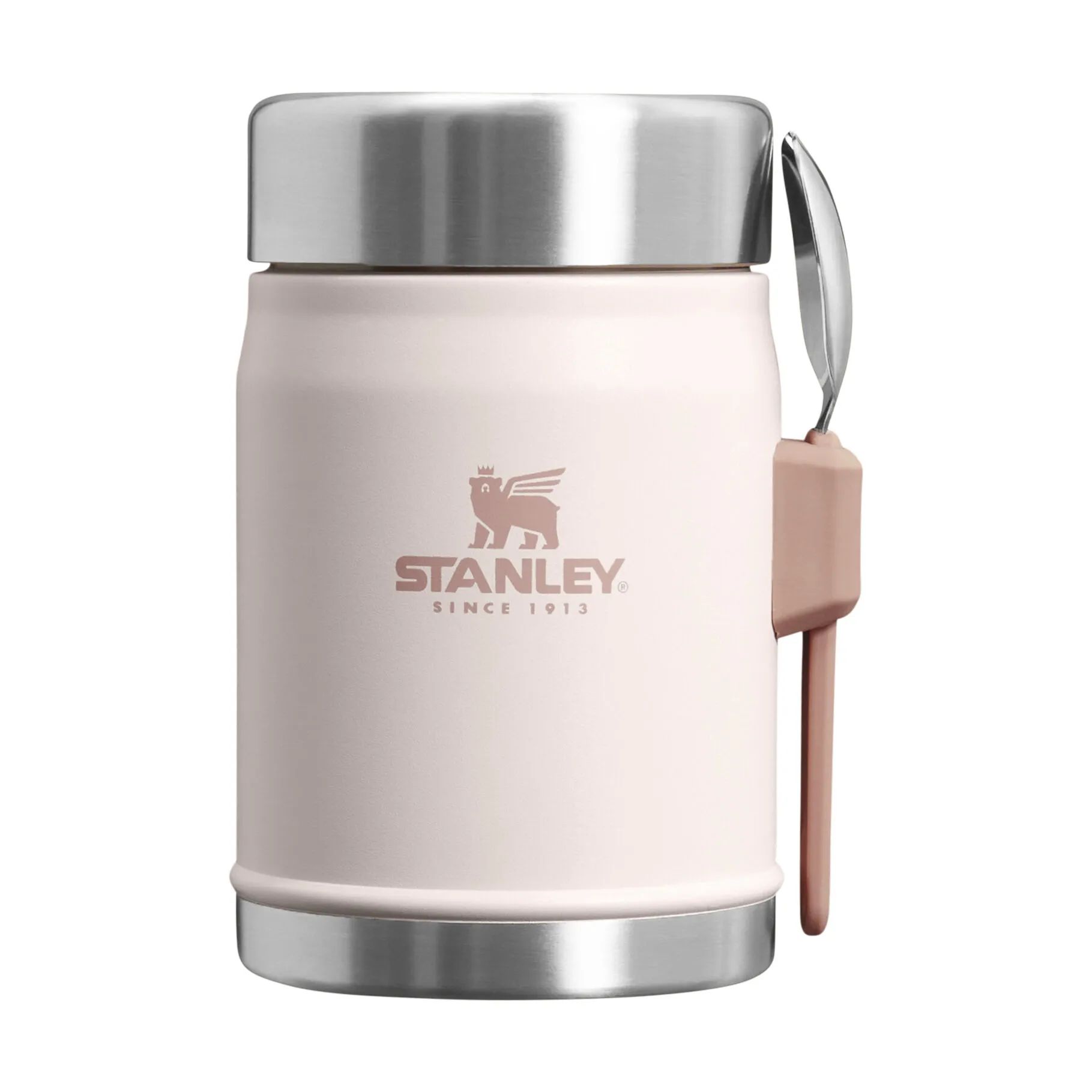 Stanley To go kopper Classic Madtermokande inkl. ske i Rose, 2