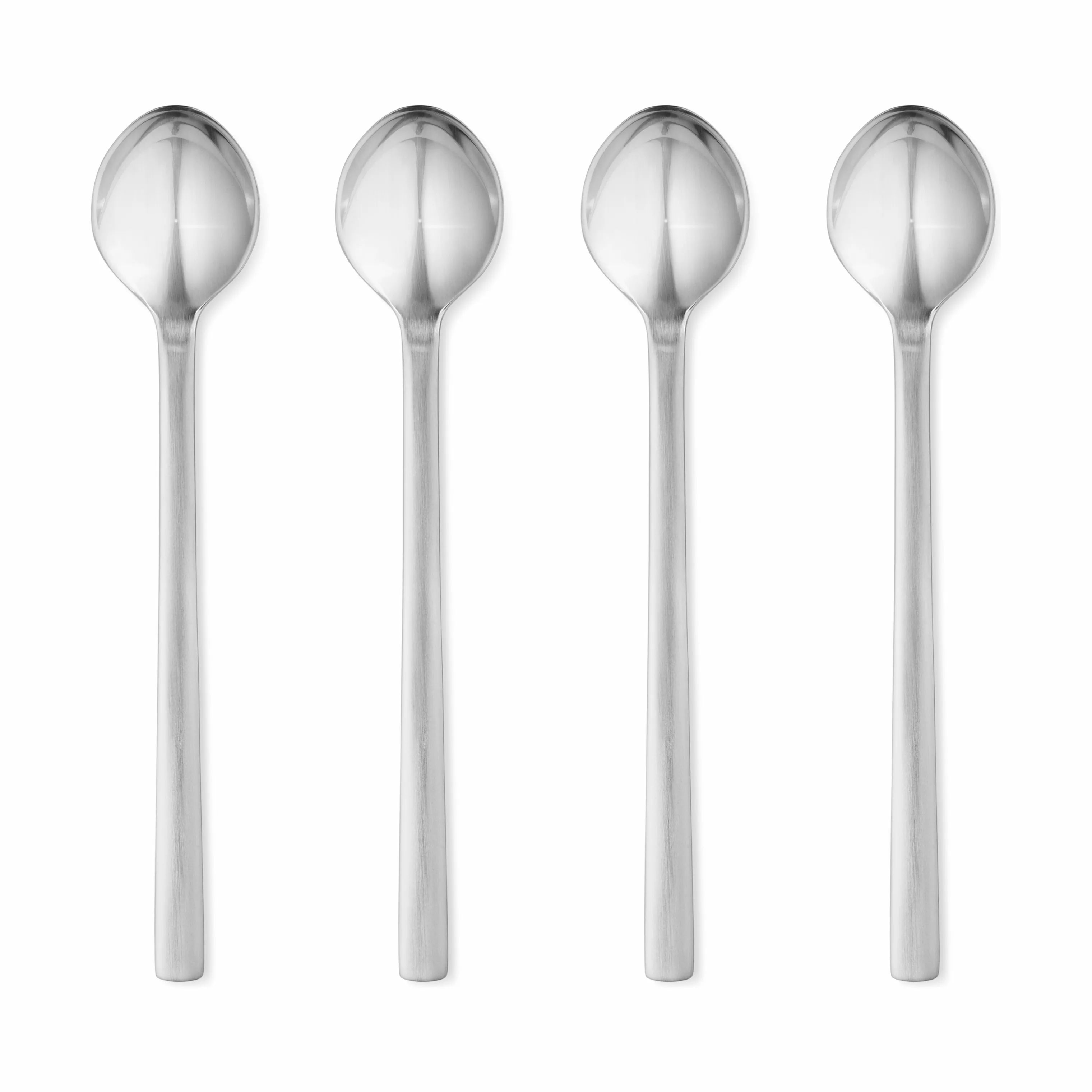 Georg Jensen Kaffe- og teskeer New York Cafe Latte Ske - 4 stk. i Stål, 18 cm, 1