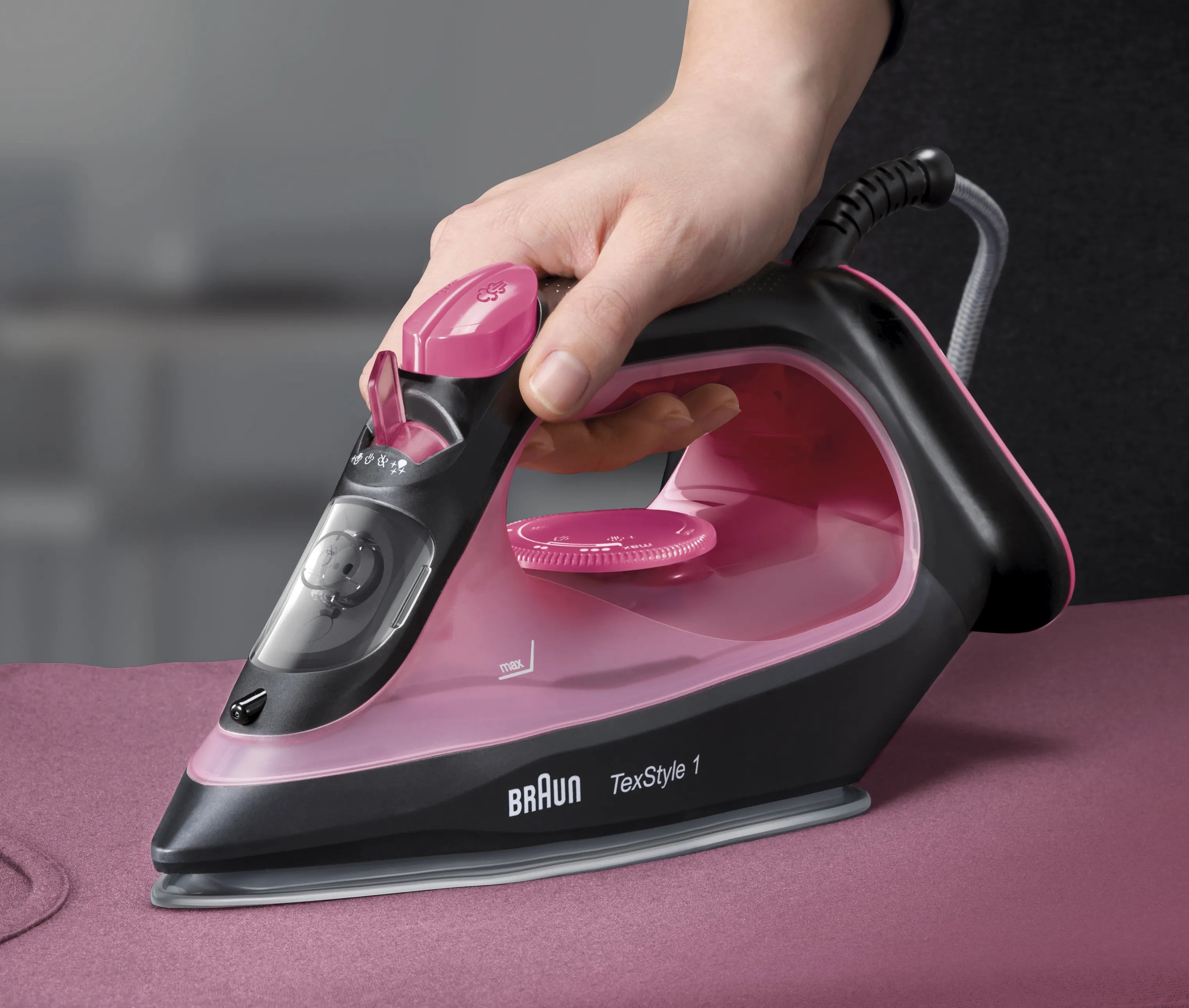 Braun Strygejern Dampstrygejern SI1070PU i lilla, 2