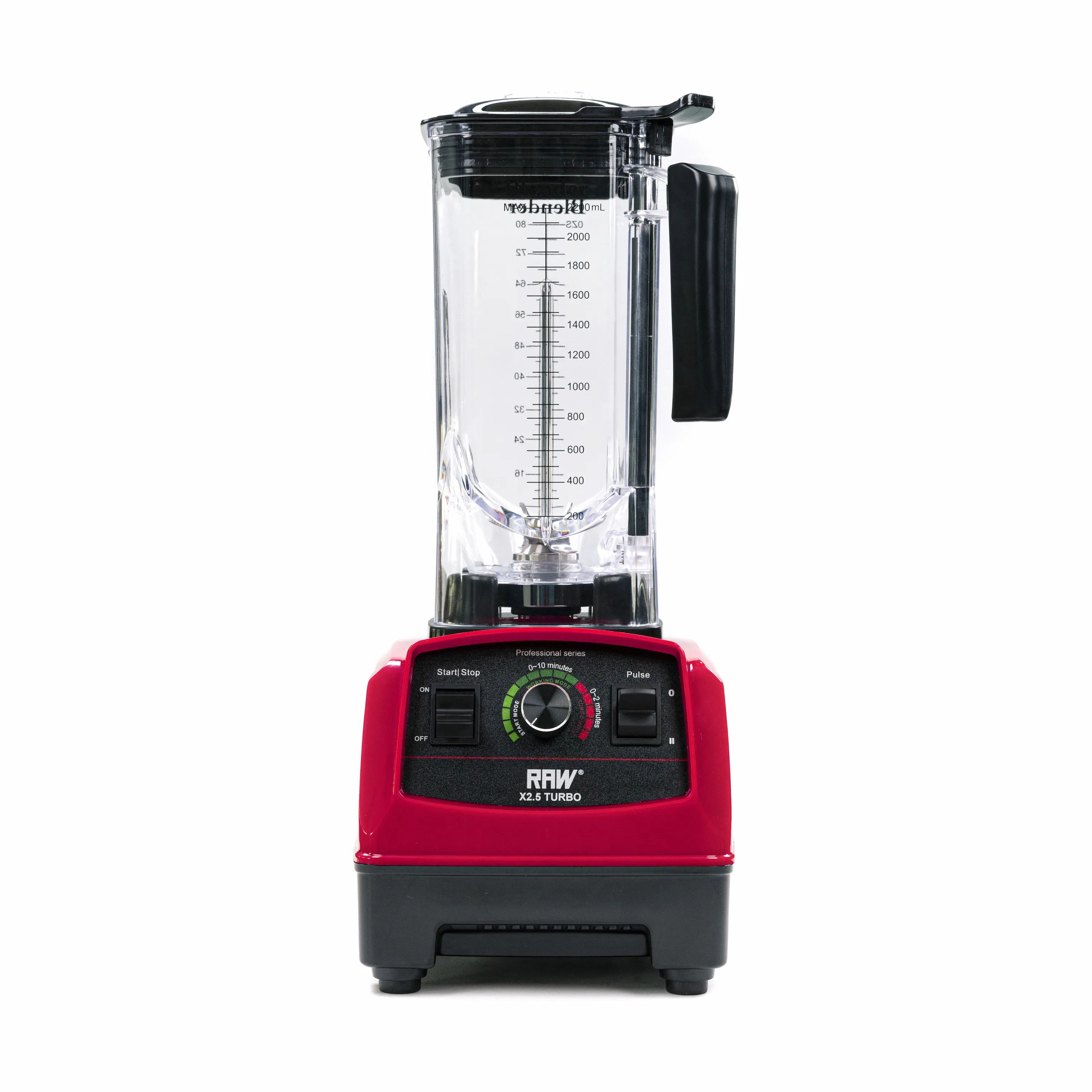 RAW Blendere X2,5 Turbo Blender i Rød, 1