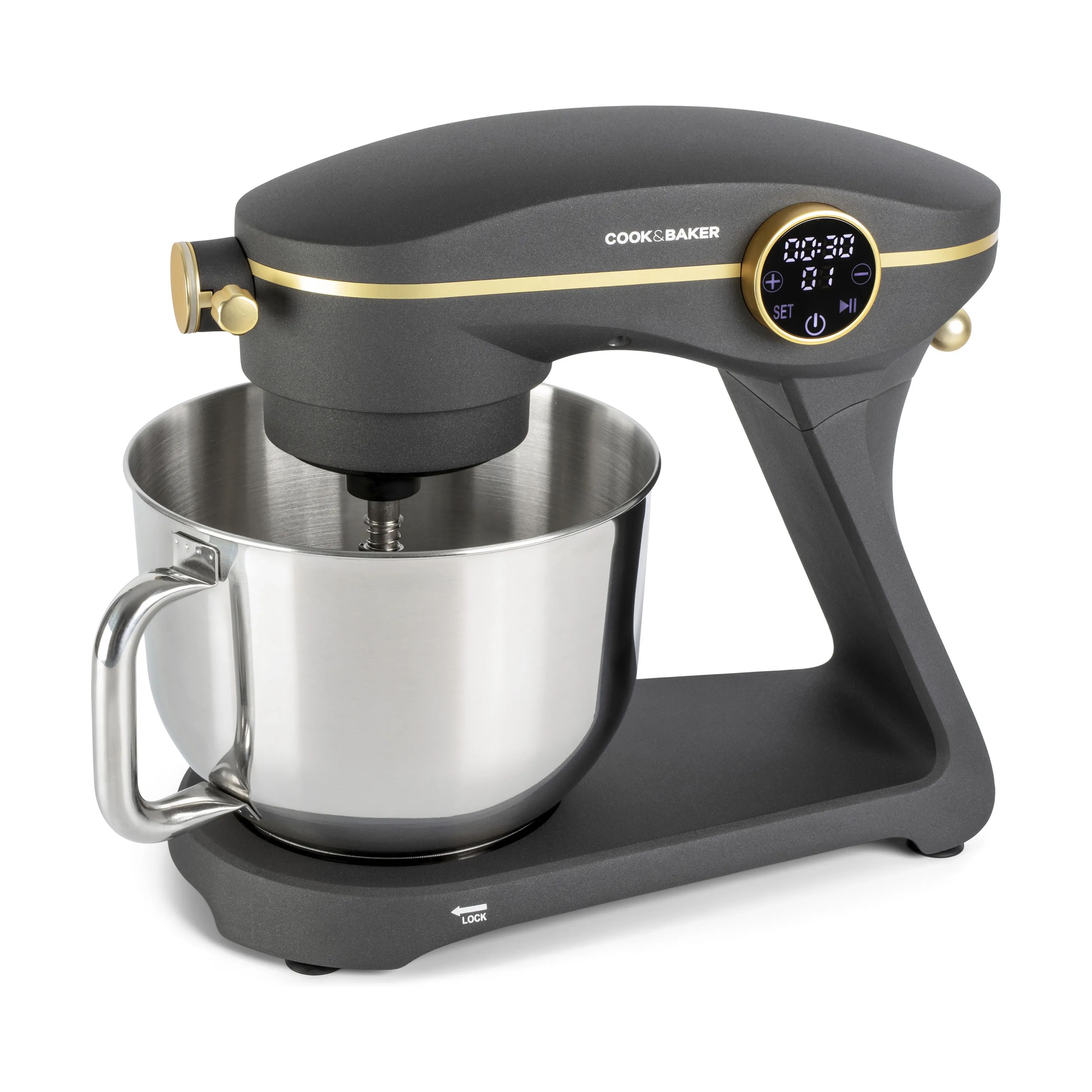 Cook & Baker Røremaskiner Røremaskine i sort/guld, 1