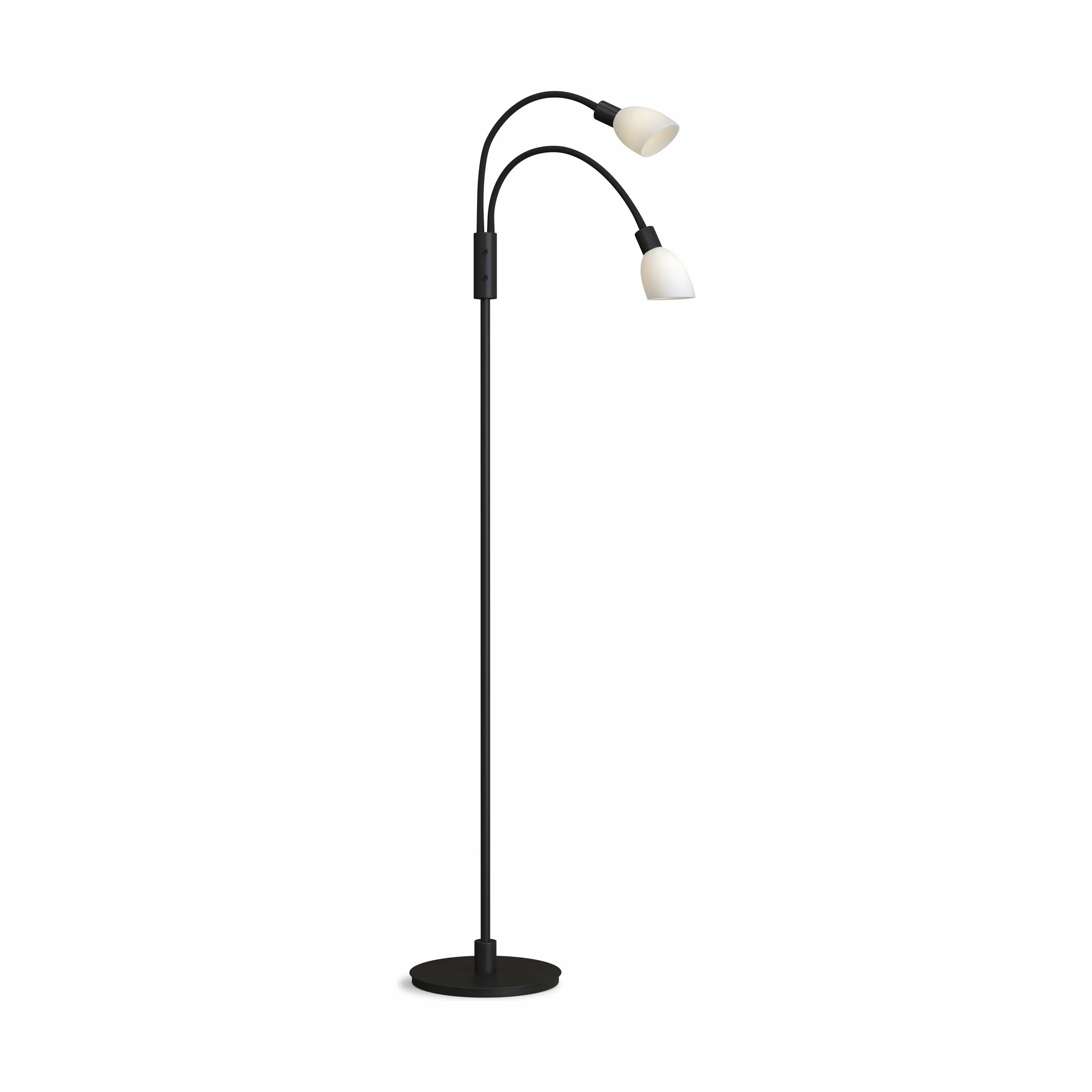 Herstal Gulvlamper Cut Double Gulvlampe i Black/opal, 1