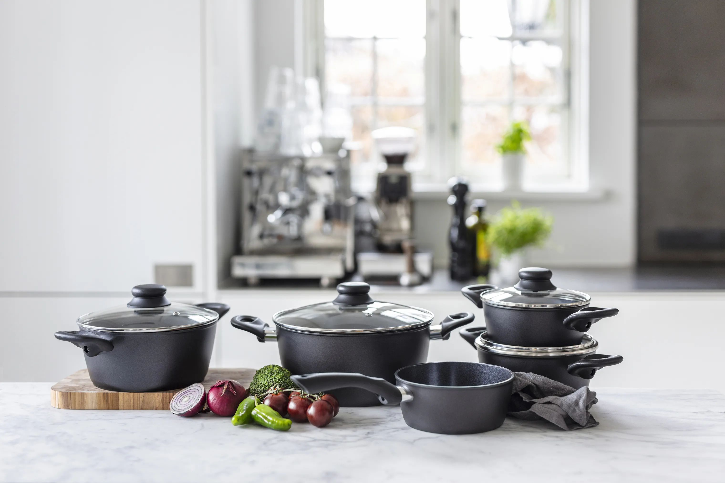 Cook & Baker Grydesæt Grydesæt - 9 dele i Sort, 2