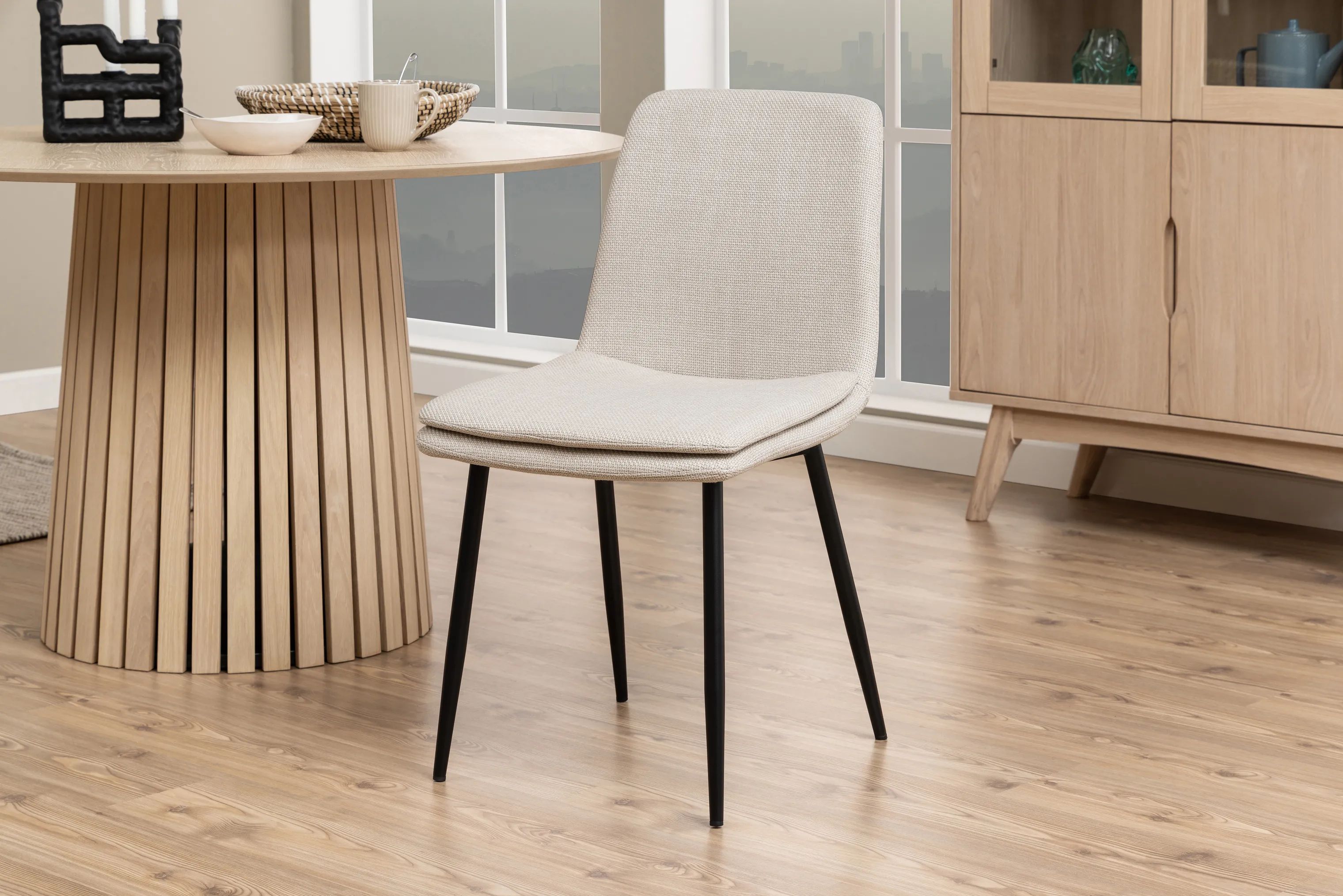 CASA Living Spisebordsstole Becca Spisebordsstol - 4 stk. i Beige, 4 stk., 2