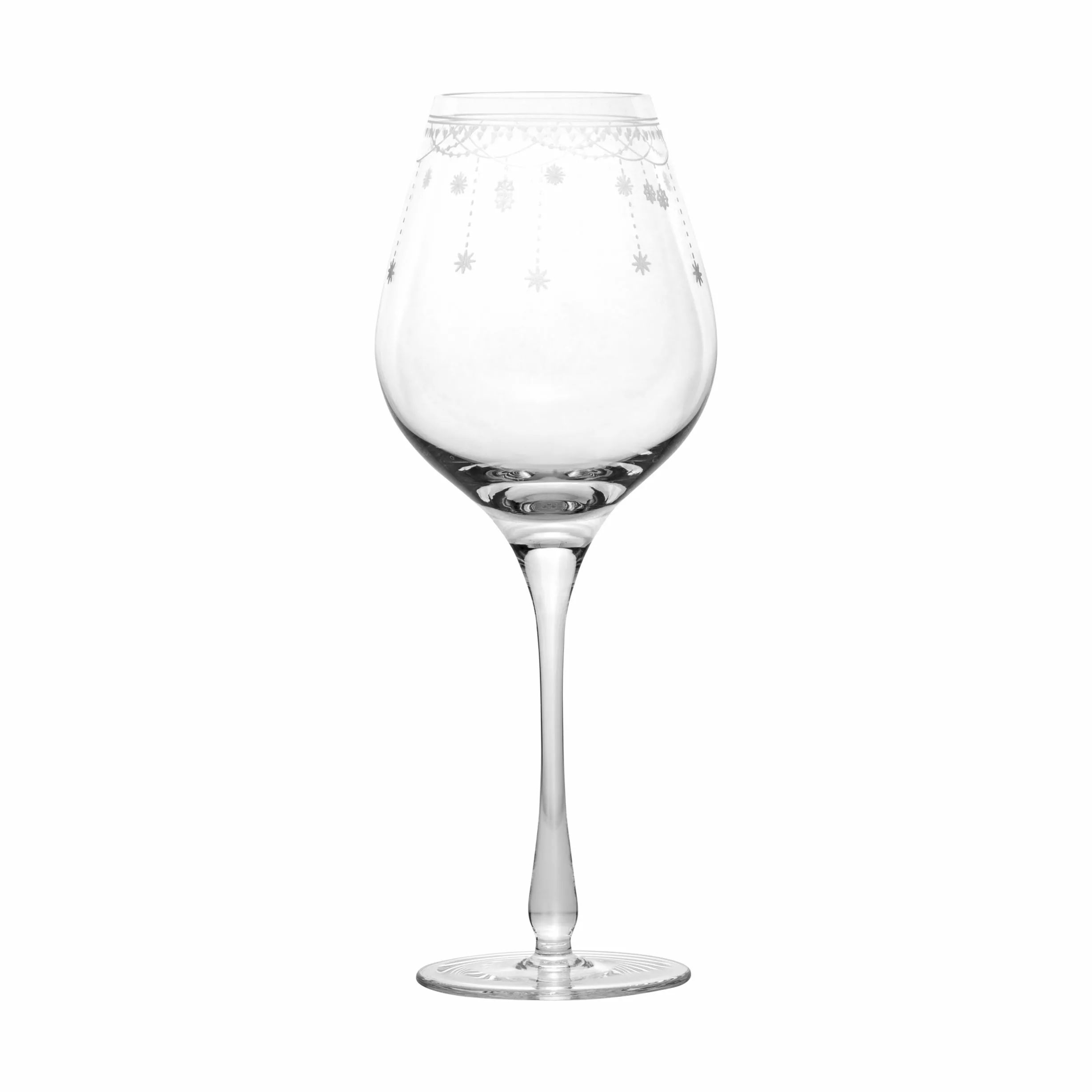 Wik & Walsøe Hvidvinsglas Julemorgen Hvidvinsglas i Klar, 1