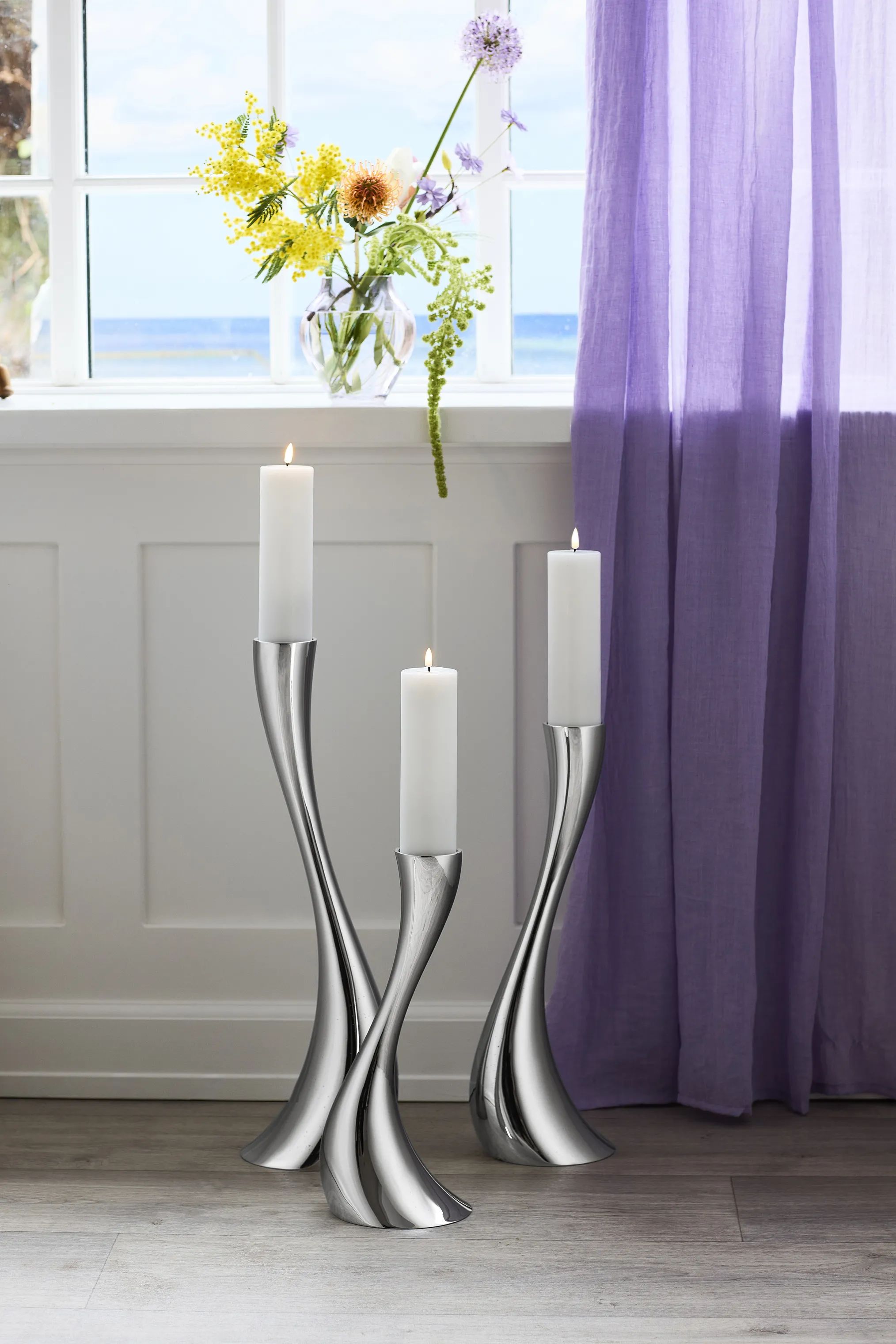 Georg Jensen Gulvstage Cobra Gulvstage Stor i Blank, 60 cm, 3