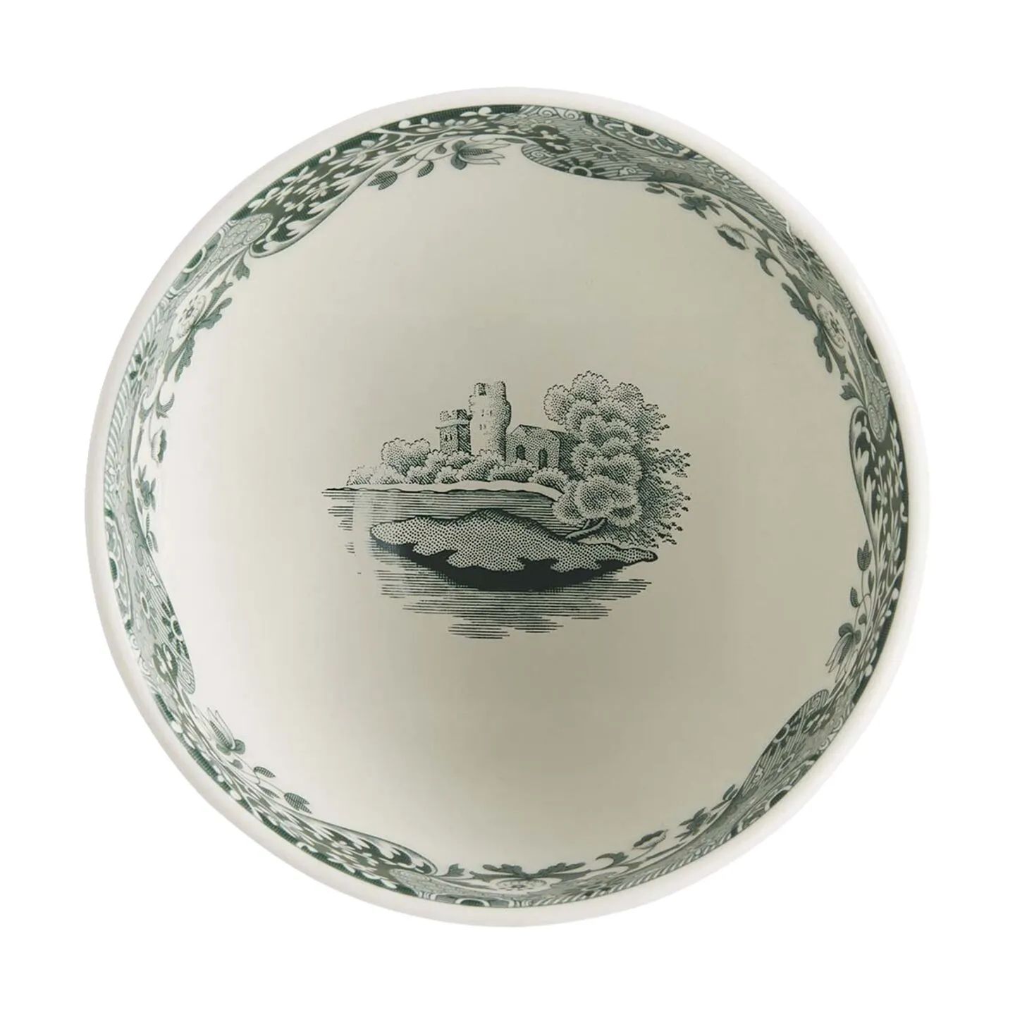 Spode Skåle Heritage Green Italian Skål i Grøn/hvid, 3