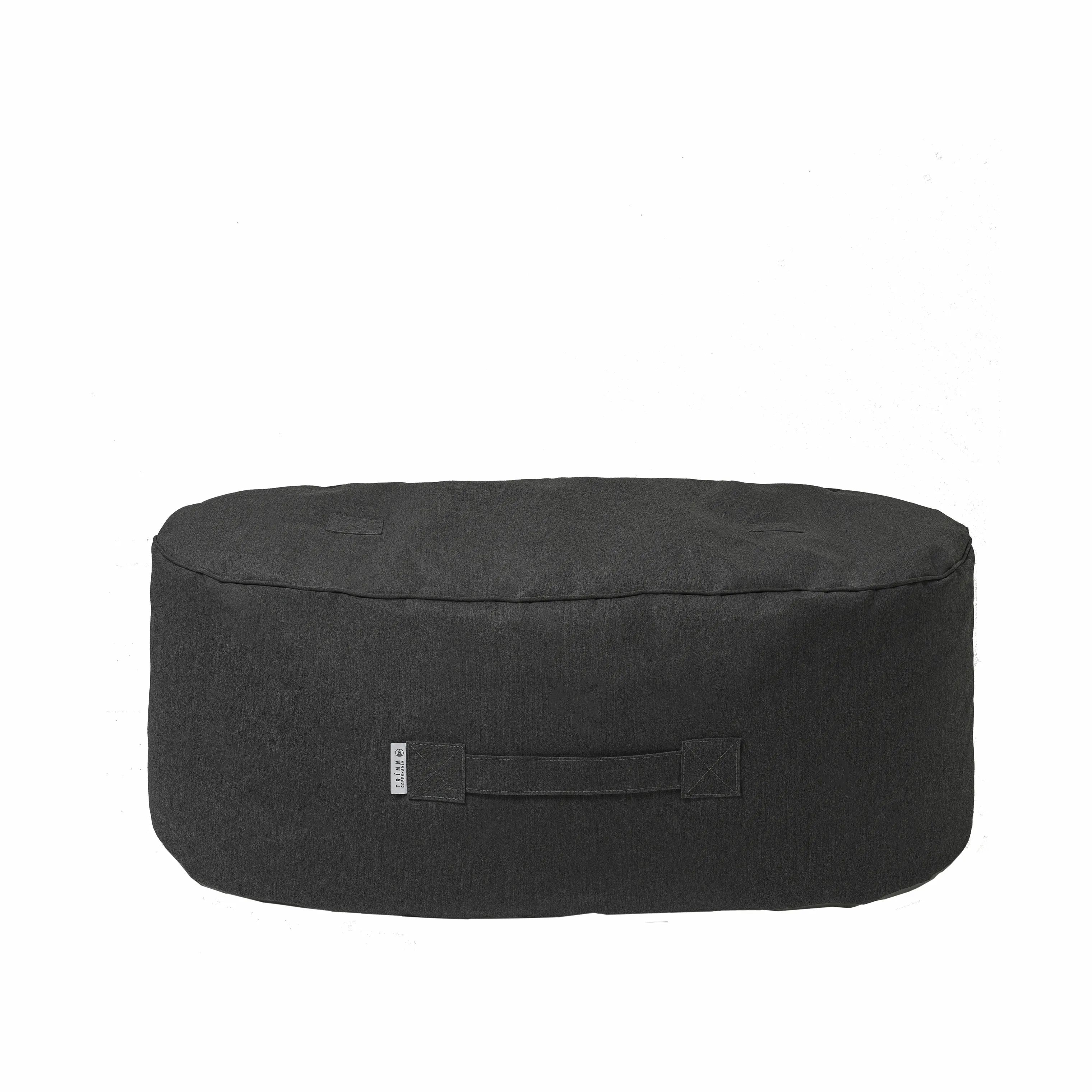 TRIMM Copenhagen Liggestole Oblong Puf i Graphite, 1
