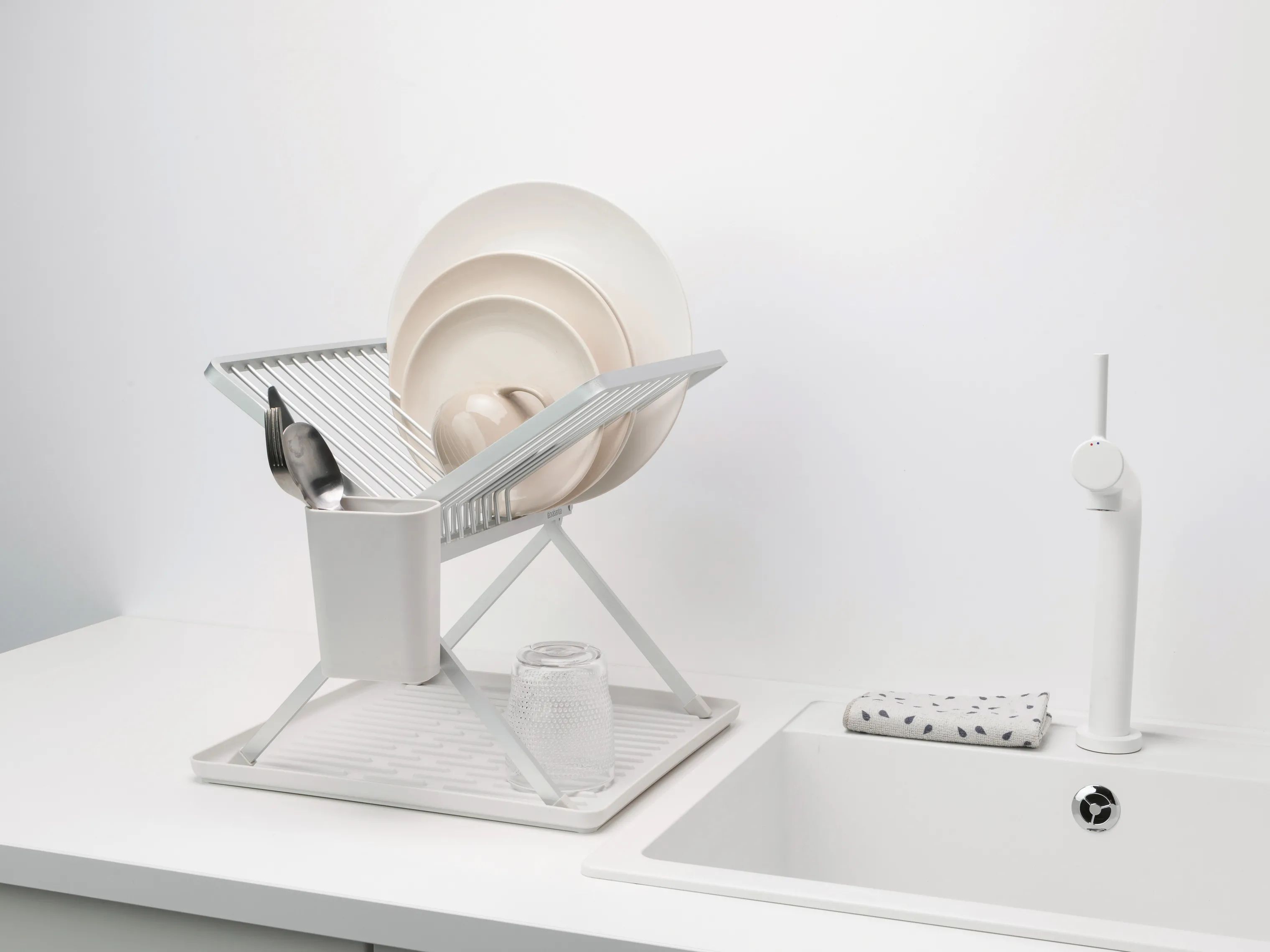 Brabantia Opvaskestativer SinkSide Sink-side Opvaskestativ i Lys grå, B31,5 x L36 cm, 2