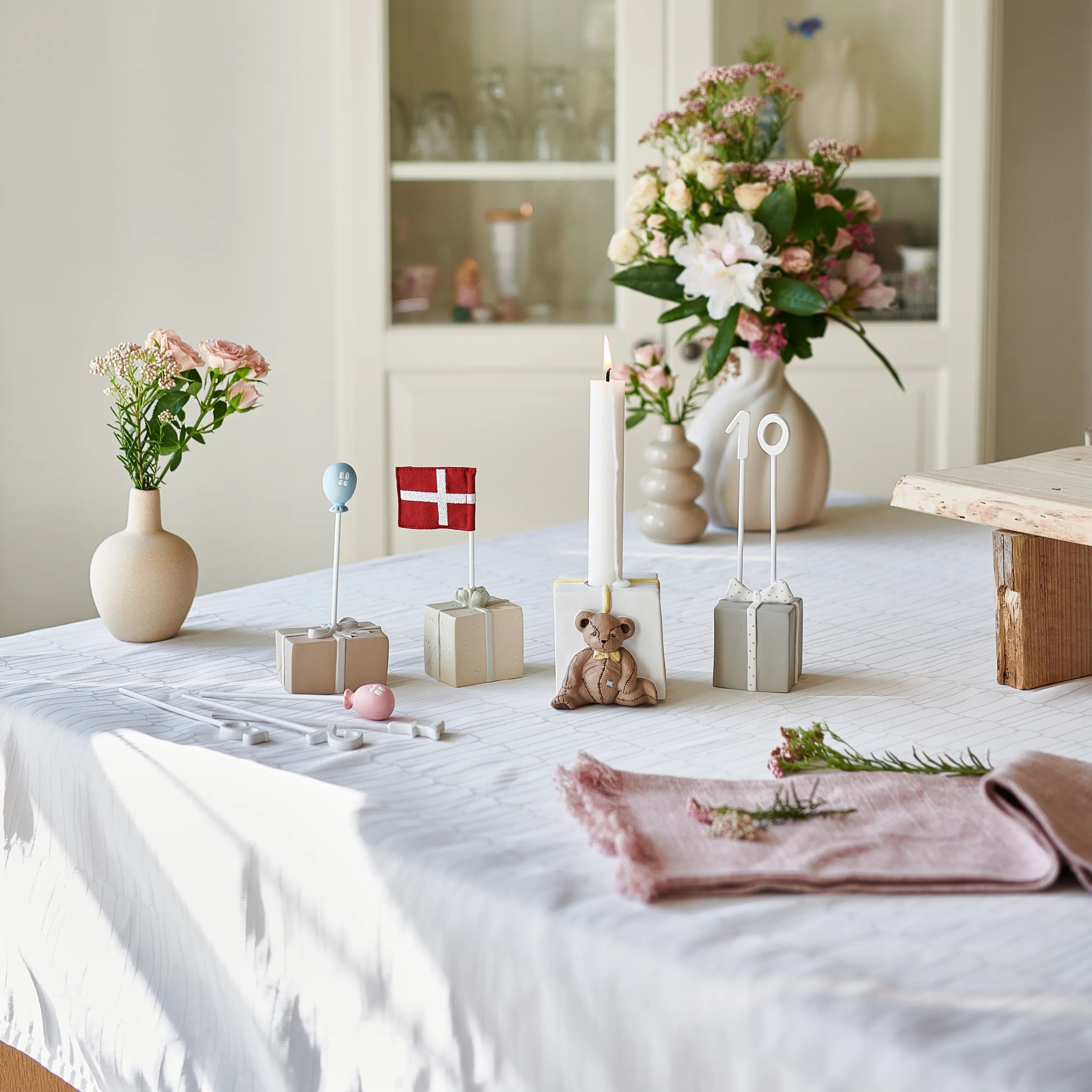 Klarborg Øvrige figurer Gavesæt - En Glædelig Dag i beige, 2