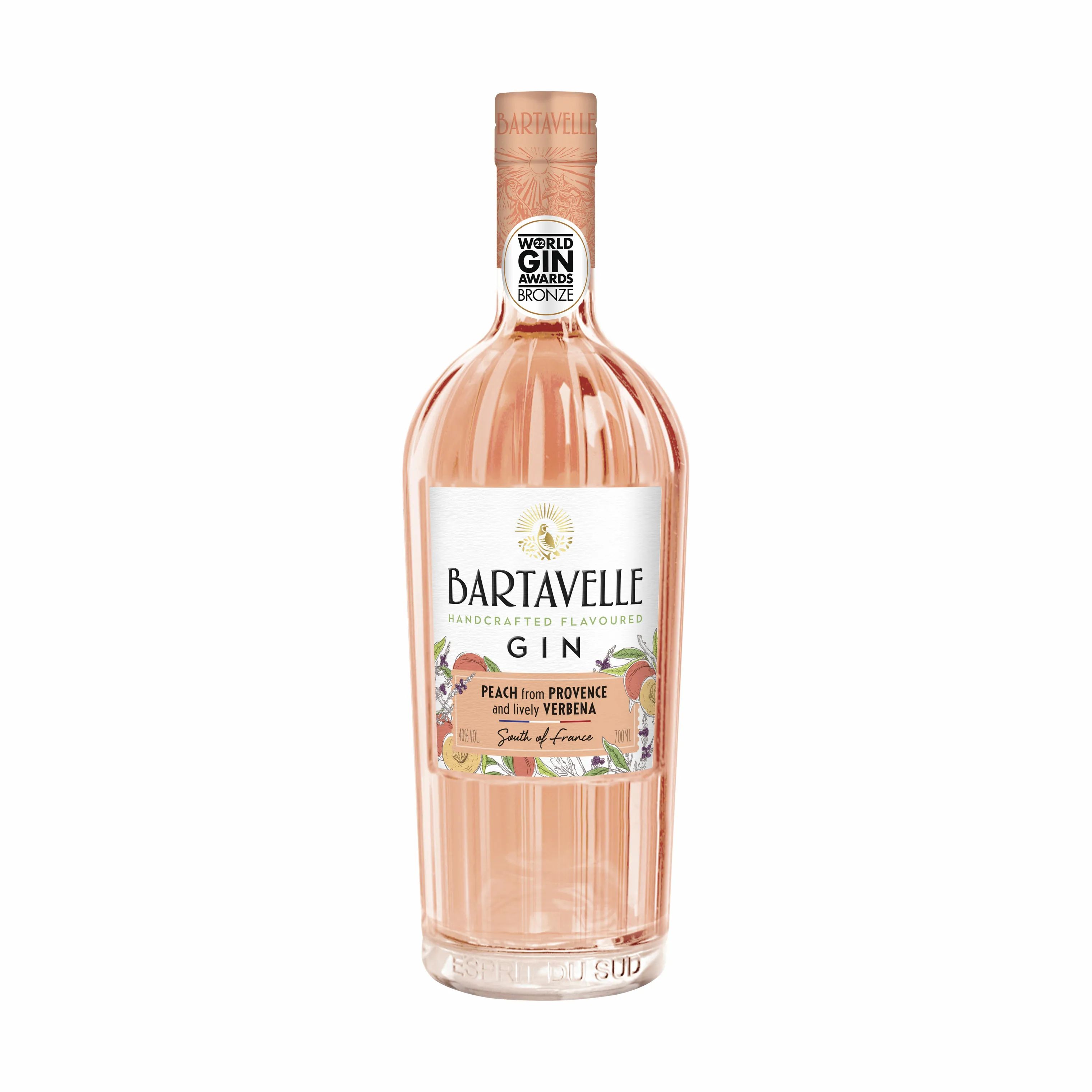 BARTAVELLE Spiritus Gin - Fersken & Verbena i Fersken & Verbena, 1