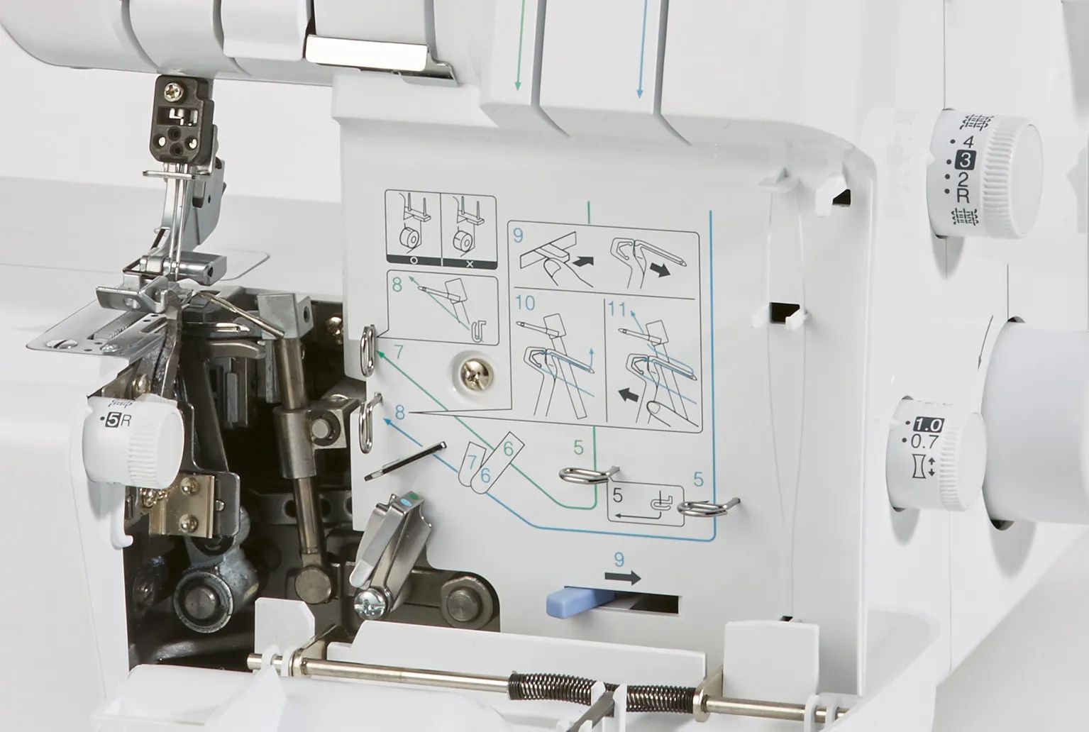 Brother Symaskiner Overlock M343D i hvid, 6