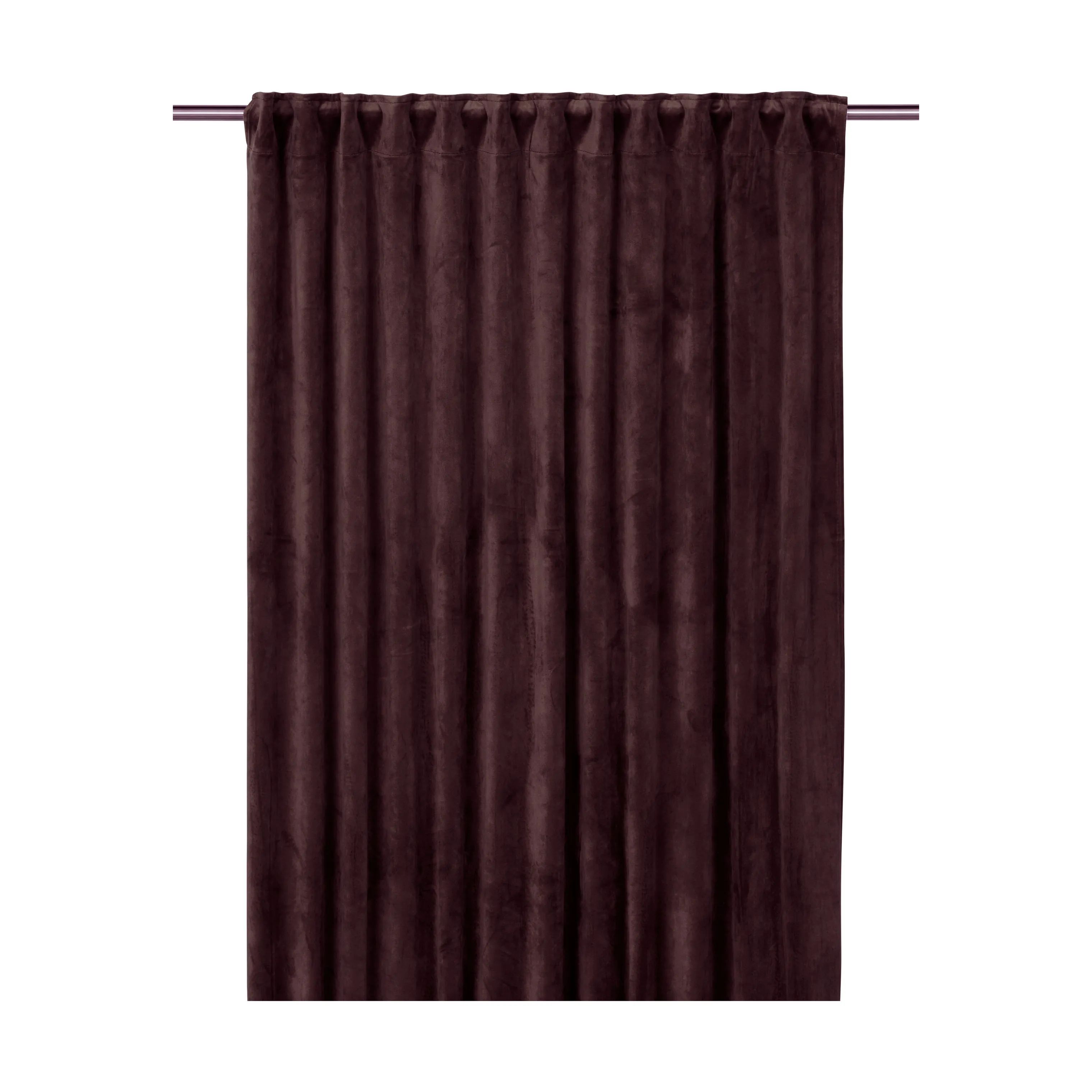 Svanefors Gardiner og gardinstænger Estelle Estrelle Gardin - 2 stk. i Aubergine, H280 x B135 cm, 1