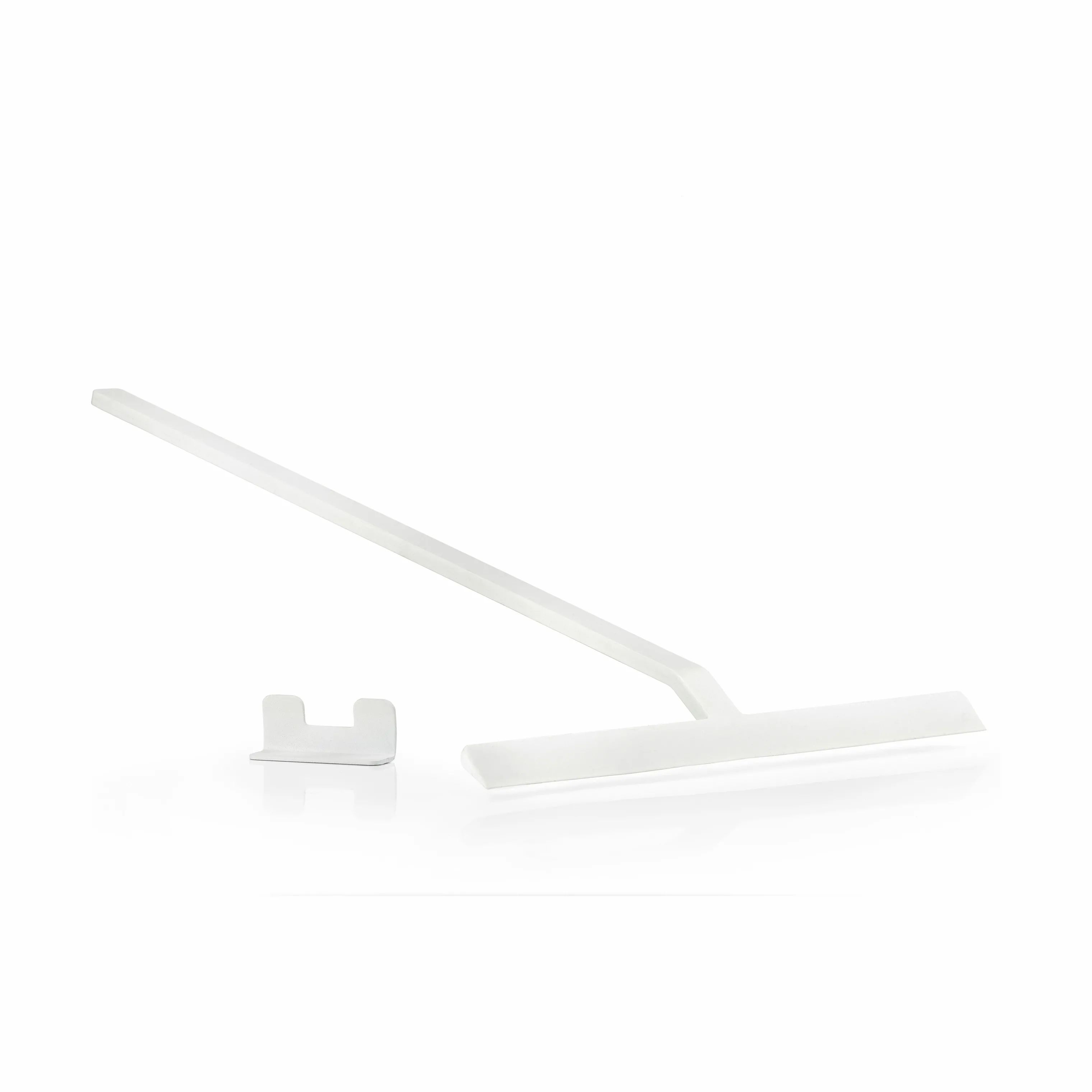 Zone Tilbehør til bad Rim Bruseskraber m. holder i Hvid, 52 cm, 2