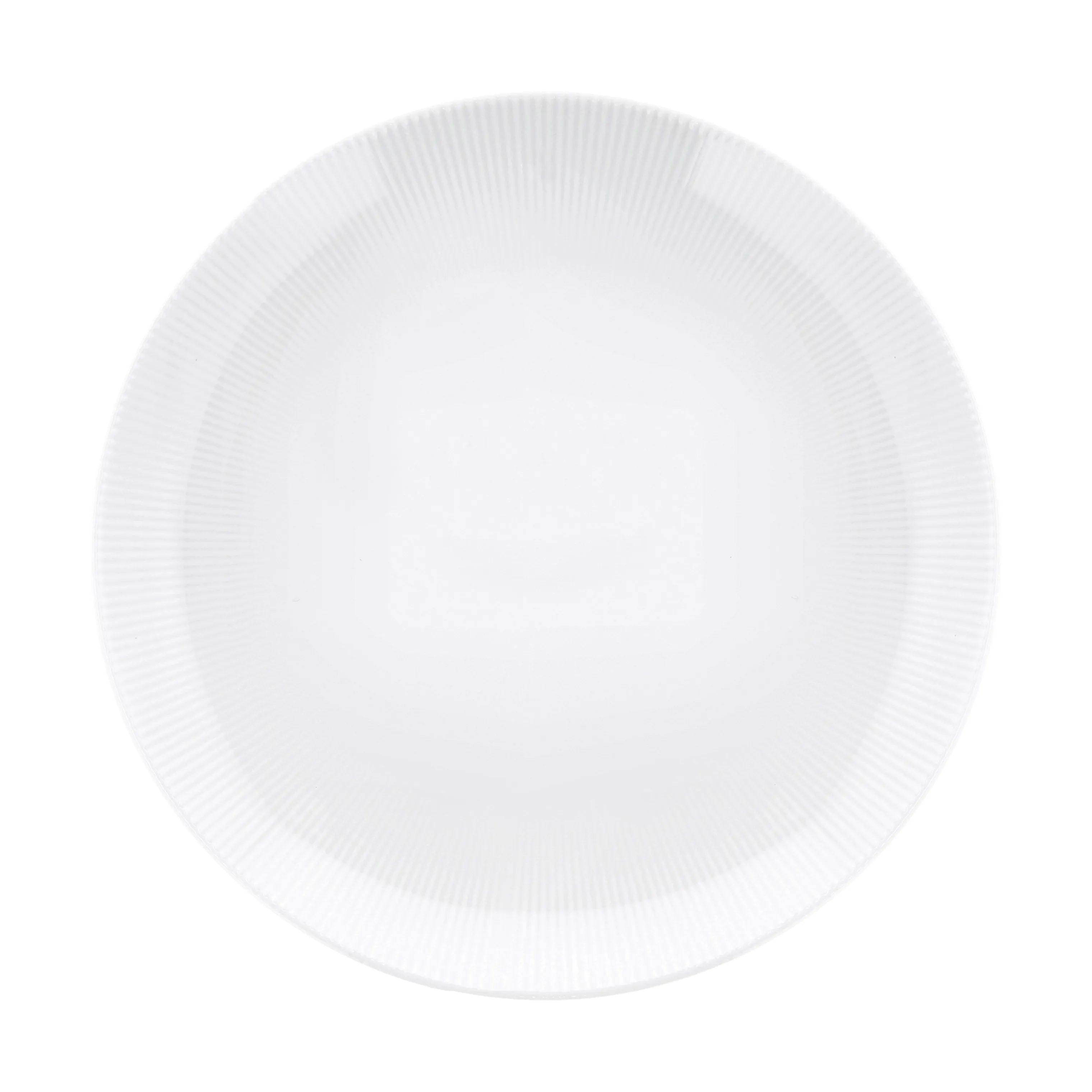 Pillivuyt Middagstallerkener Eventail Tallerken i Hvid, 21 cm, 5