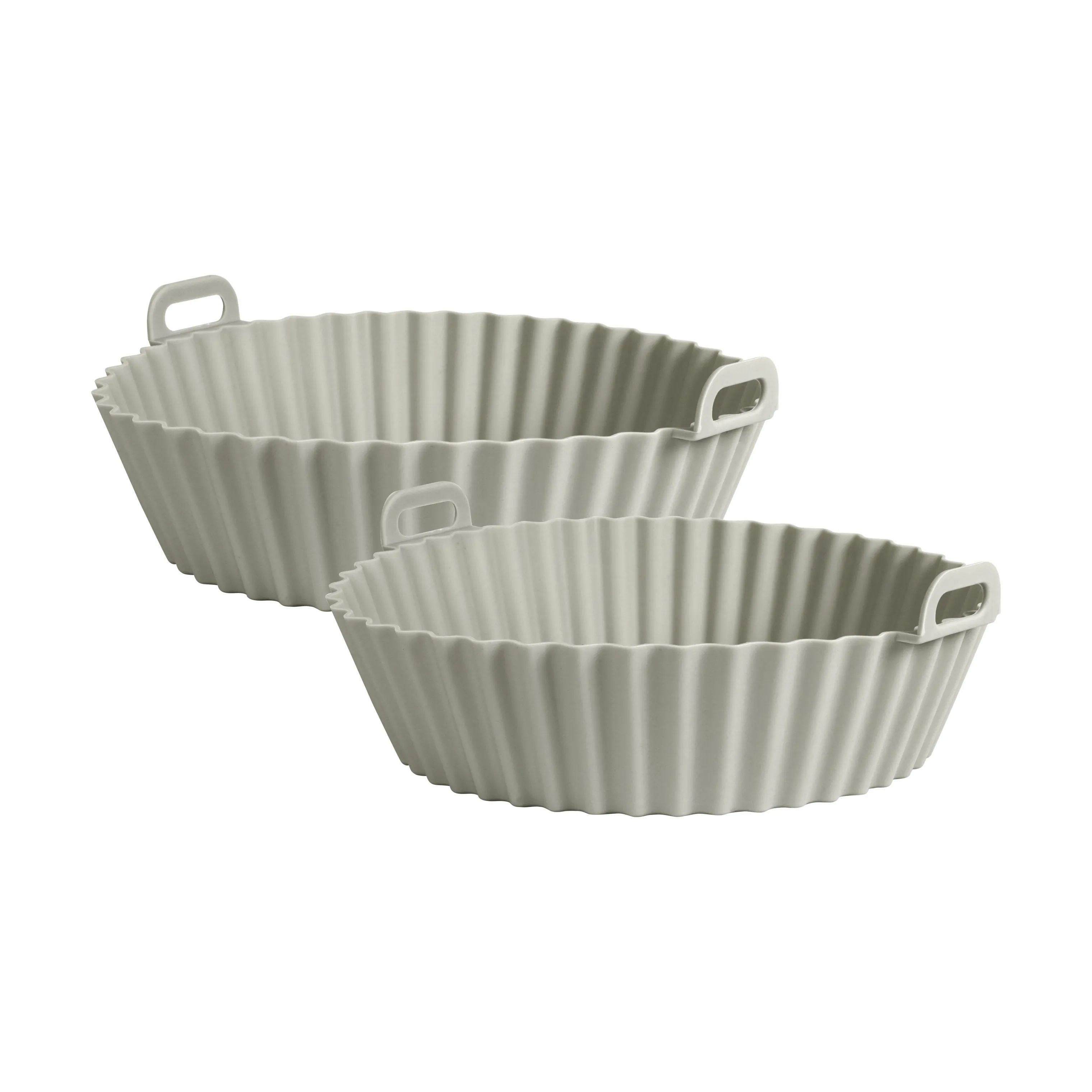 AIRFRYER Tilbehør til airfryers Form til airfryer - 2 stk. i Sølvfarvet, 1