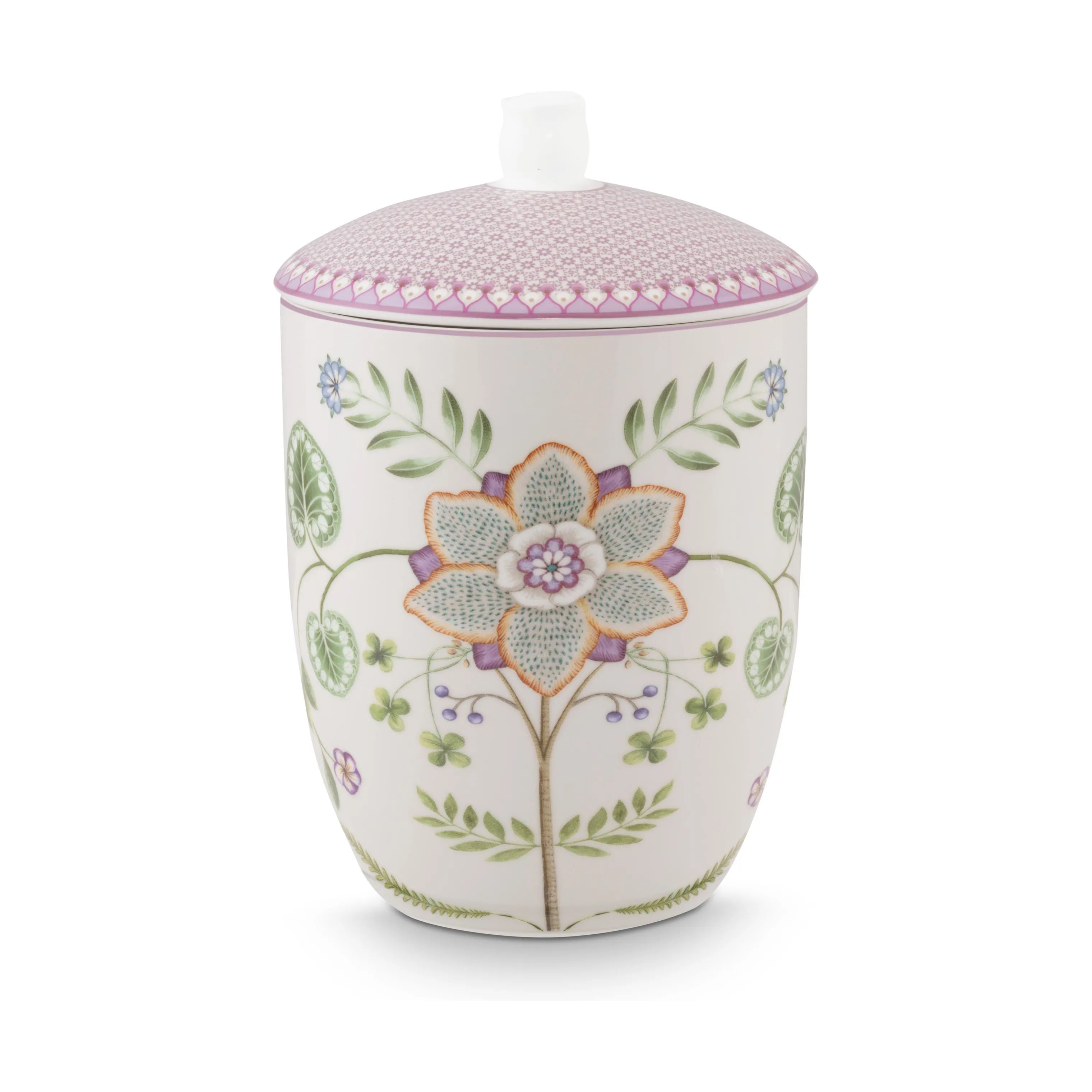 PIP Studio Krukker med låg Lily & Lotus Krukke m. låg i Lilac, 1